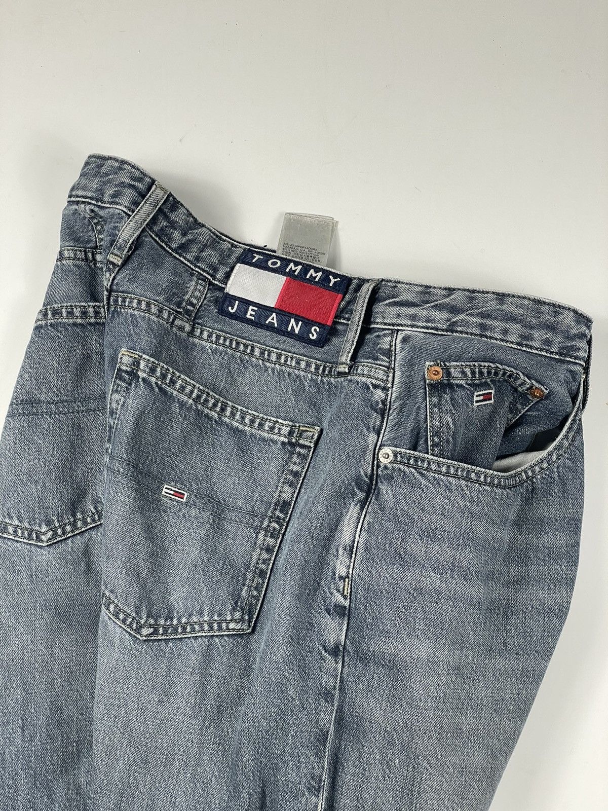 Tommy Hilfiger Tommy hilfiger rare boxy loose pants denim jeans retro Size US 30 / EU 46 - 7 Thumbnail
