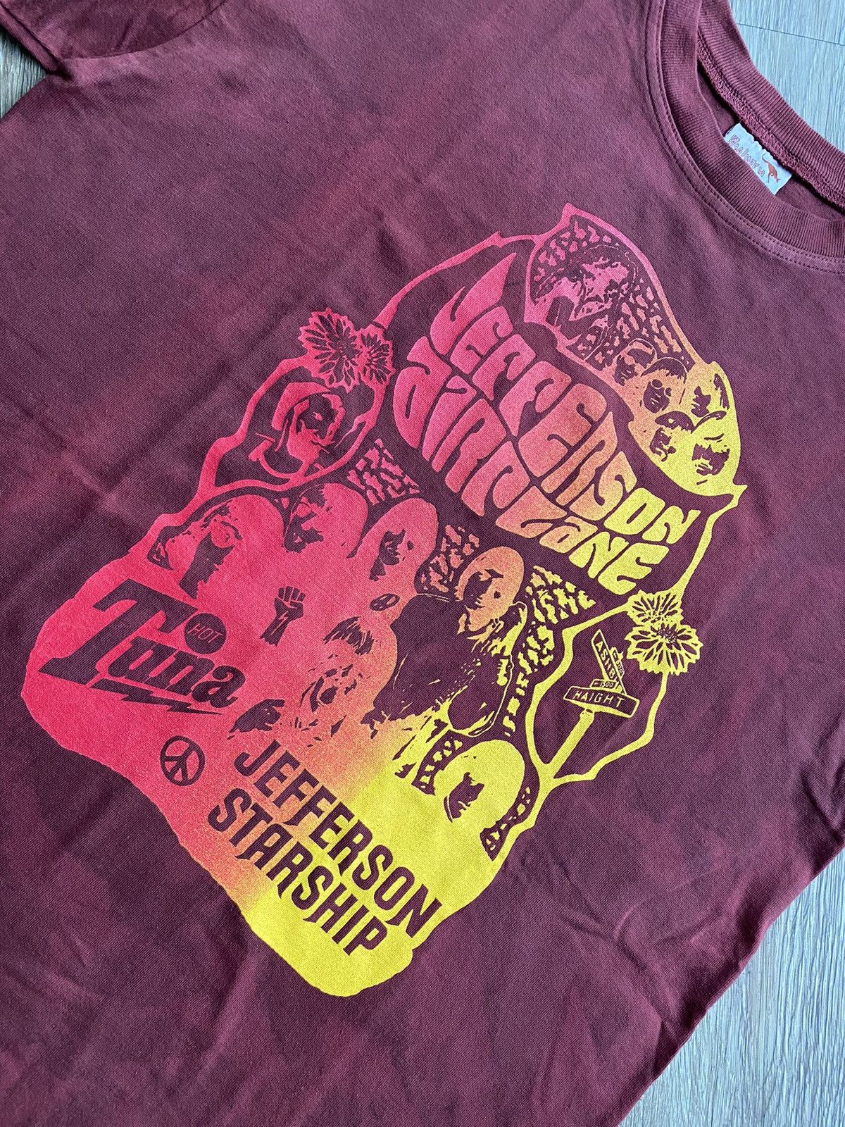 Band Tees × Vintage Vintage Jefferson Airplane Hot Tuna Starship Tour Size US XL / EU 56 / 4 - 4 Thumbnail