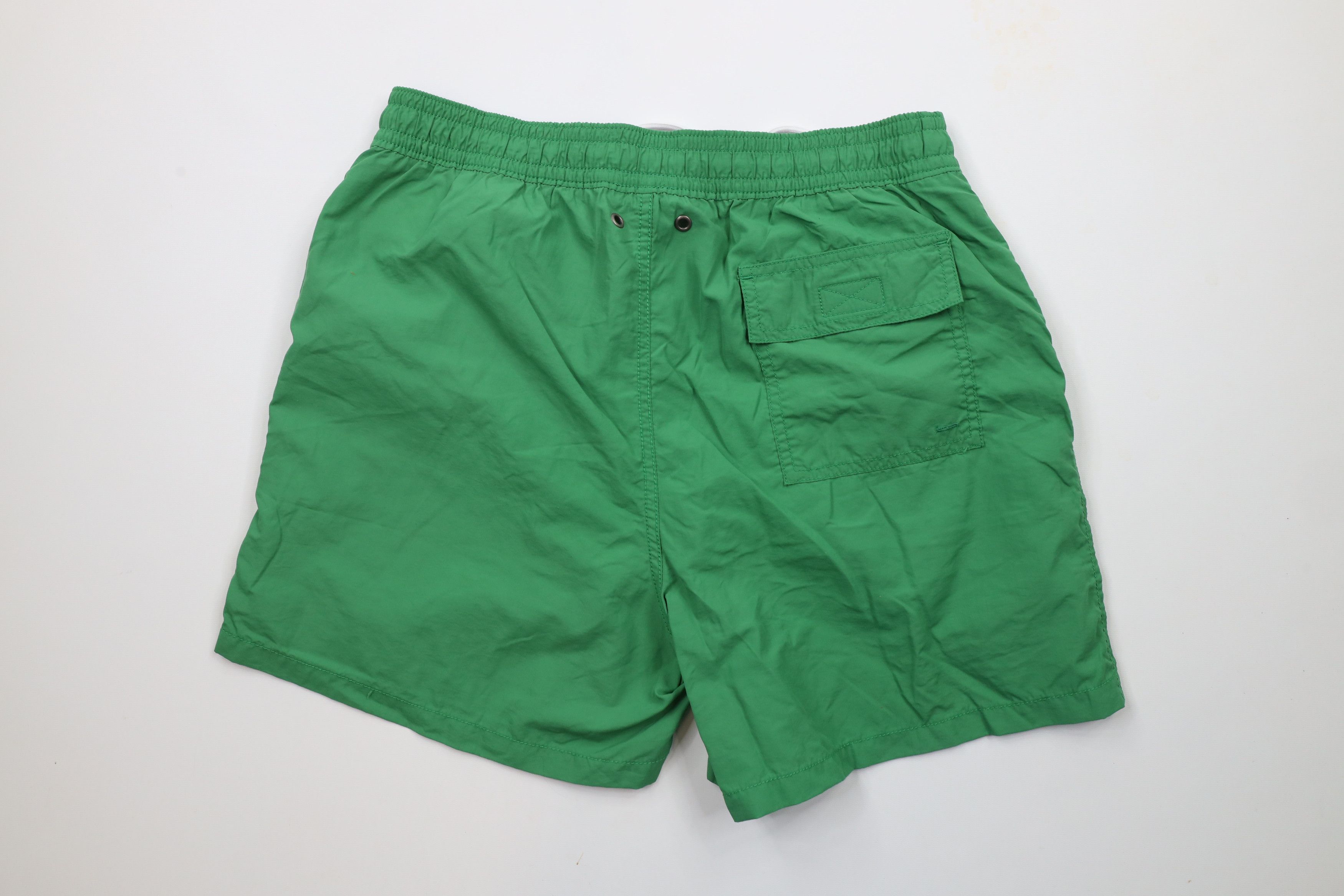 Ralph Lauren × Vintage Vintage 90s Ralph Lauren Knee Shorts Swim Trunks Green Size US 32 / EU 48 - 7 Thumbnail