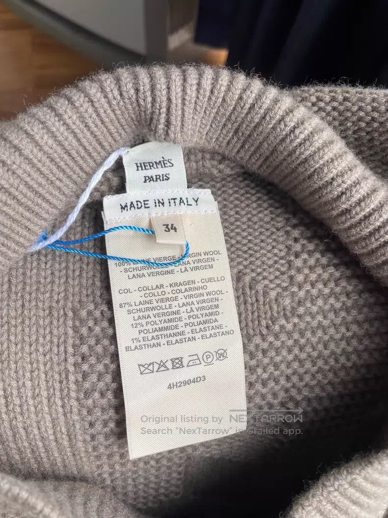 Hermes Hermes Sweater Cloak Shawl Size XXS / US 00 / IT 34 - 4 Thumbnail