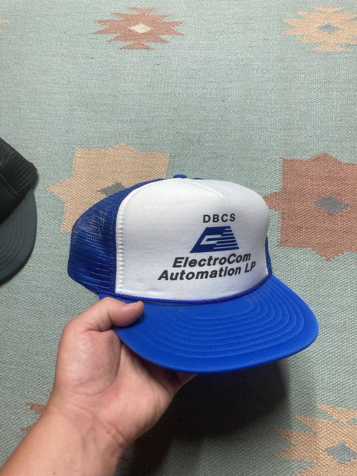 Vintage Vintage trucker hat DBCS ElectroCom automation SnapBack blue Size ONE SIZE - 1 Thumbnail
