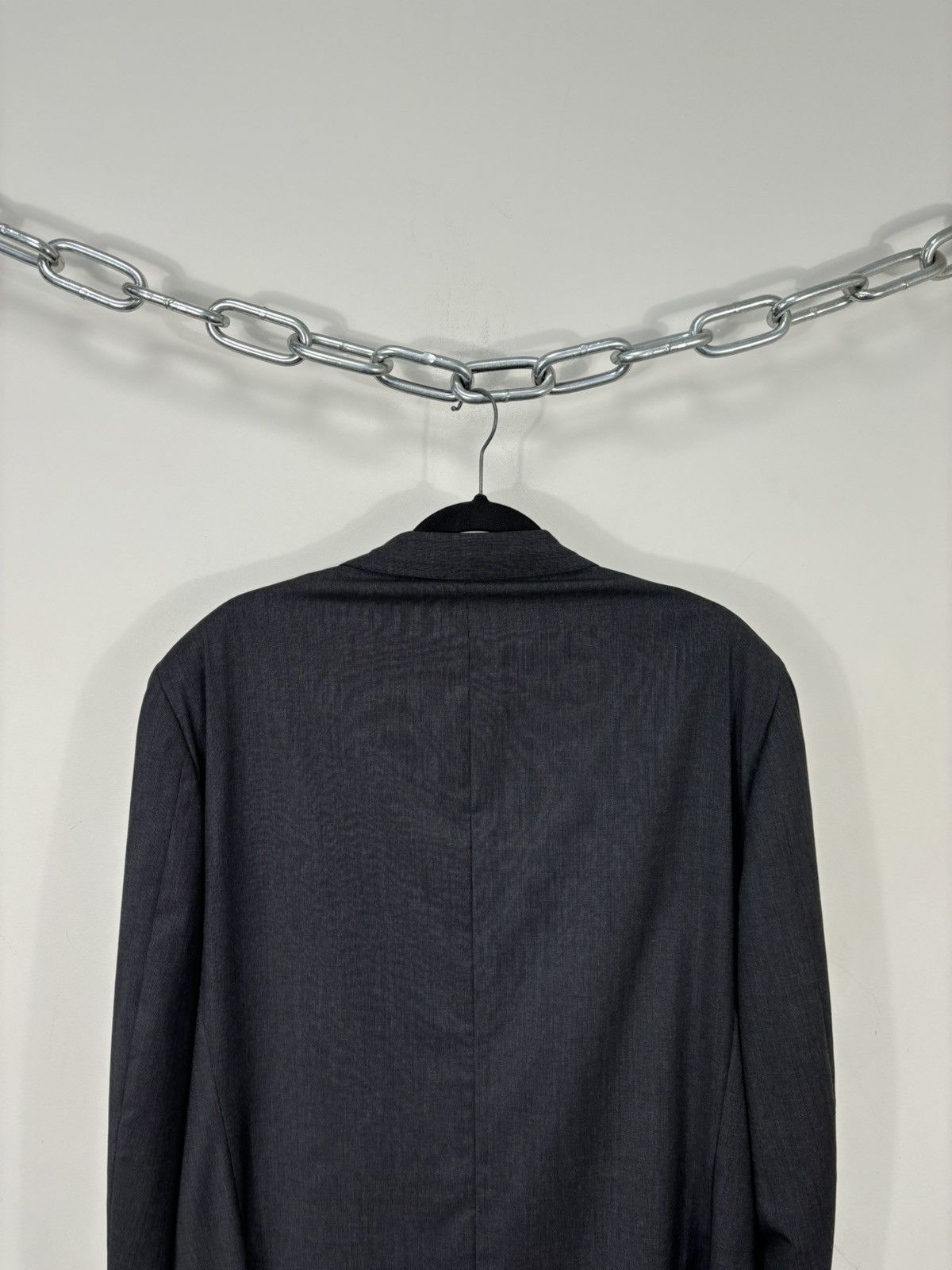 Caruso Raffaele Caruso Loro Piana Wool Men’s Gray Blazer Jacket Size 46L - 20 Thumbnail