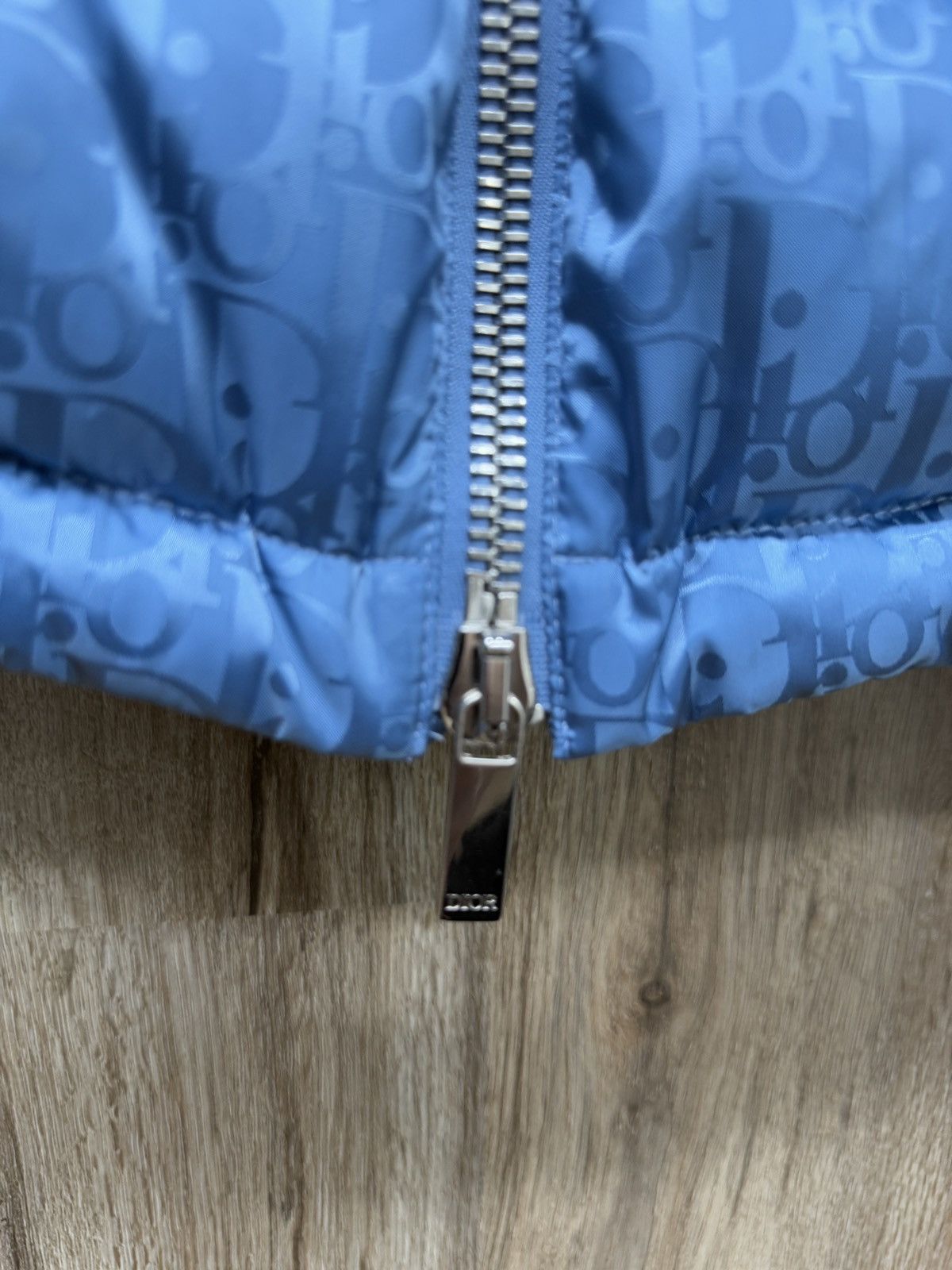 Dior Christian Dior Baby Blue Puffer Jacket Size US M / EU 48-50 / 2 - 6 Thumbnail