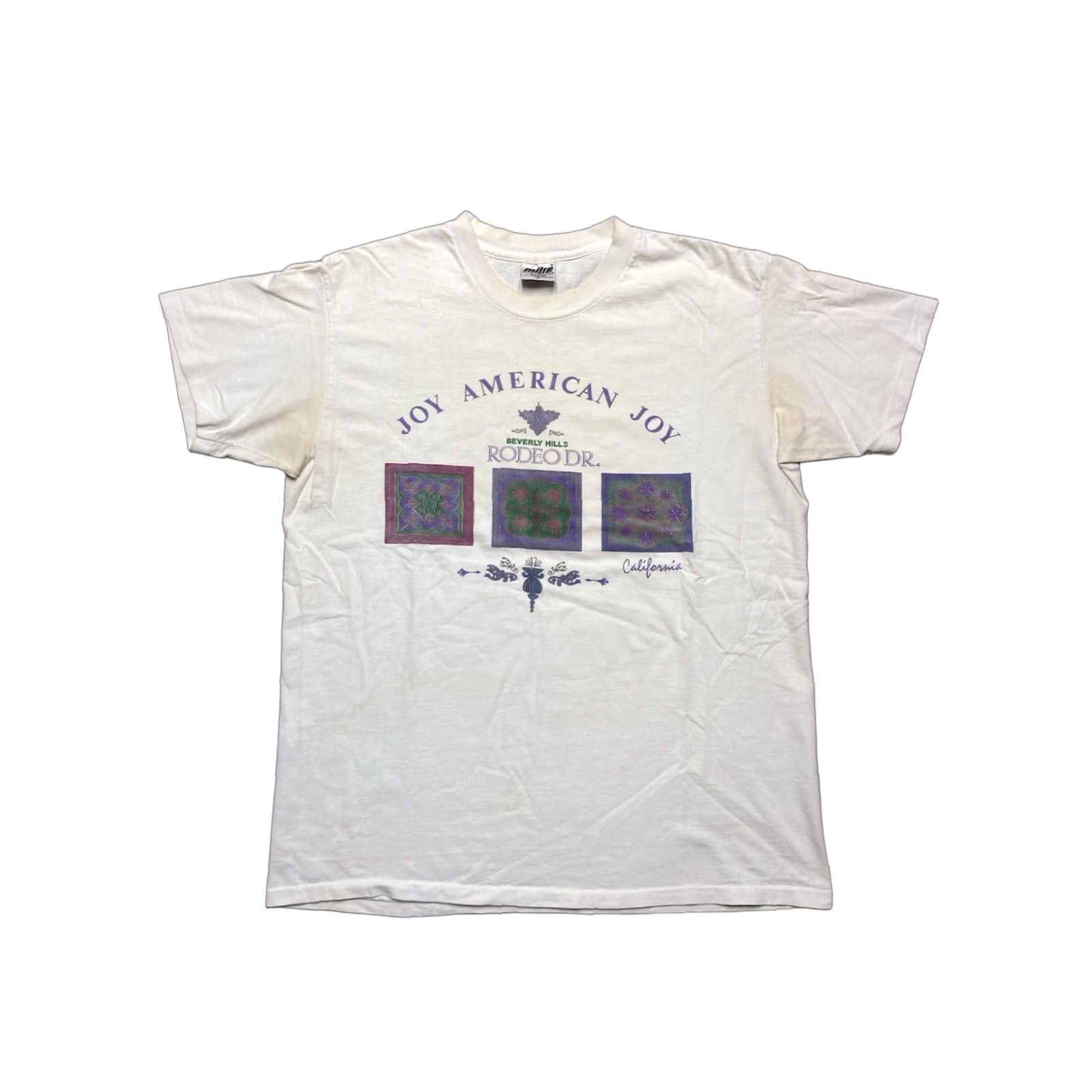 Vintage VINTAGE 90s T SHIRT Beverly Hills California Rodeo Drive single stitch Joy XL Men White California Theme Shirt Mens Short Sleeve Size US XL / EU 56 / 4 - 1 Thumbnail