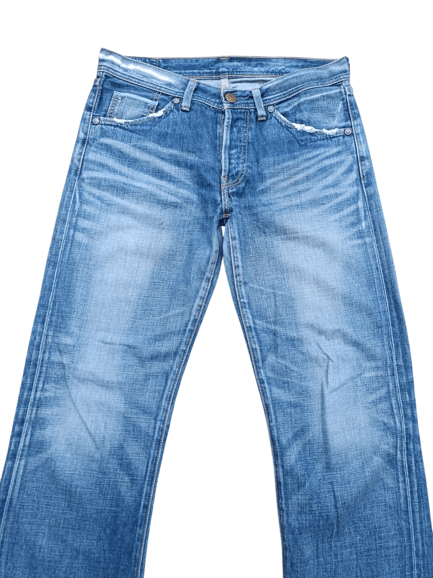Levi's × Levi's Made & Crafted × Vintage Vintage 80s Flared Selvedge Denim Levis Jeans Size US 30 / EU 46 - 4 Thumbnail