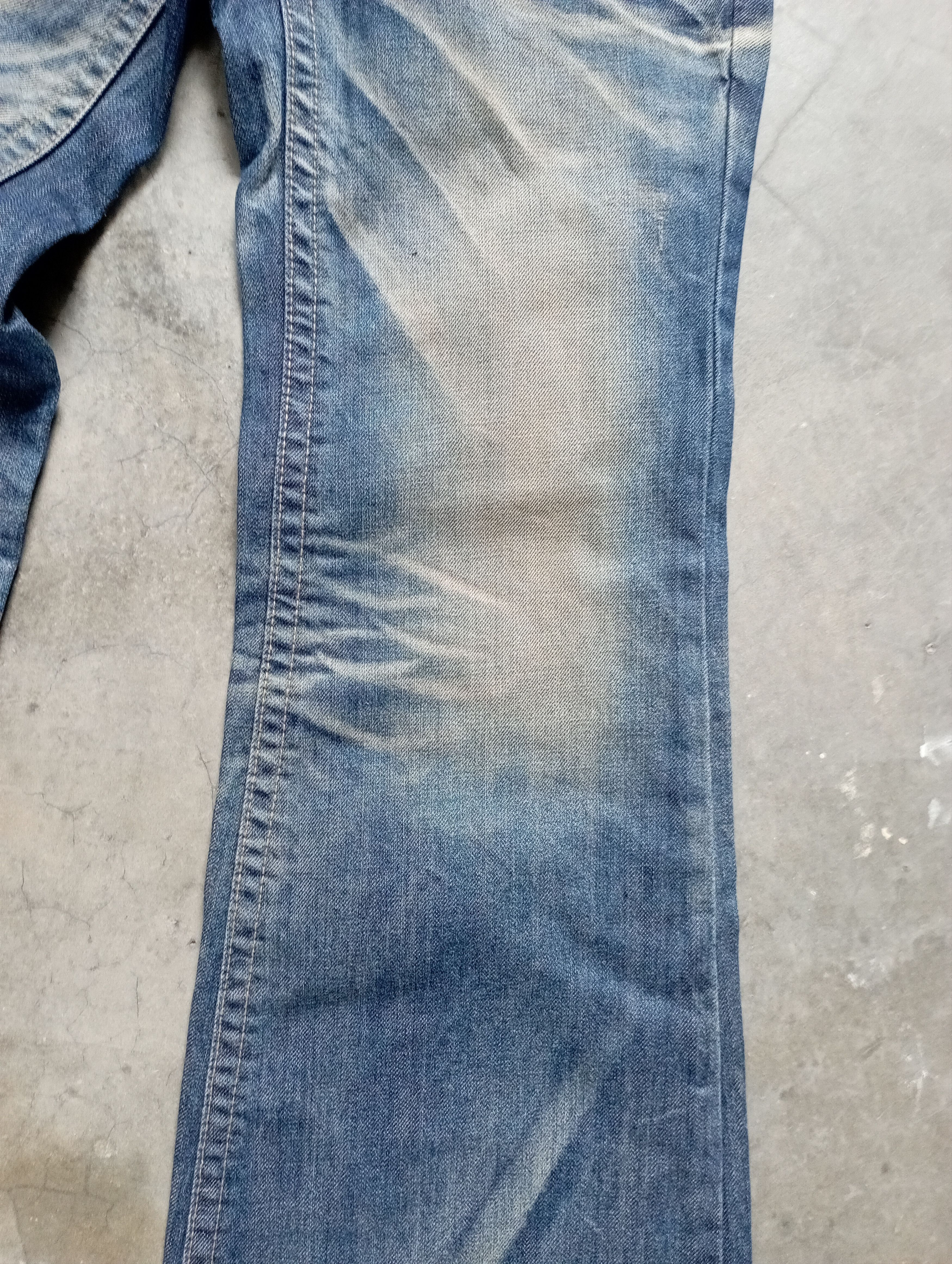 Tornado Mart Super Flare Jeans Mud Rusty Lolita Yoshitomo Nara Jeans Size 24" / US 00 / IT 34 - 4 Thumbnail