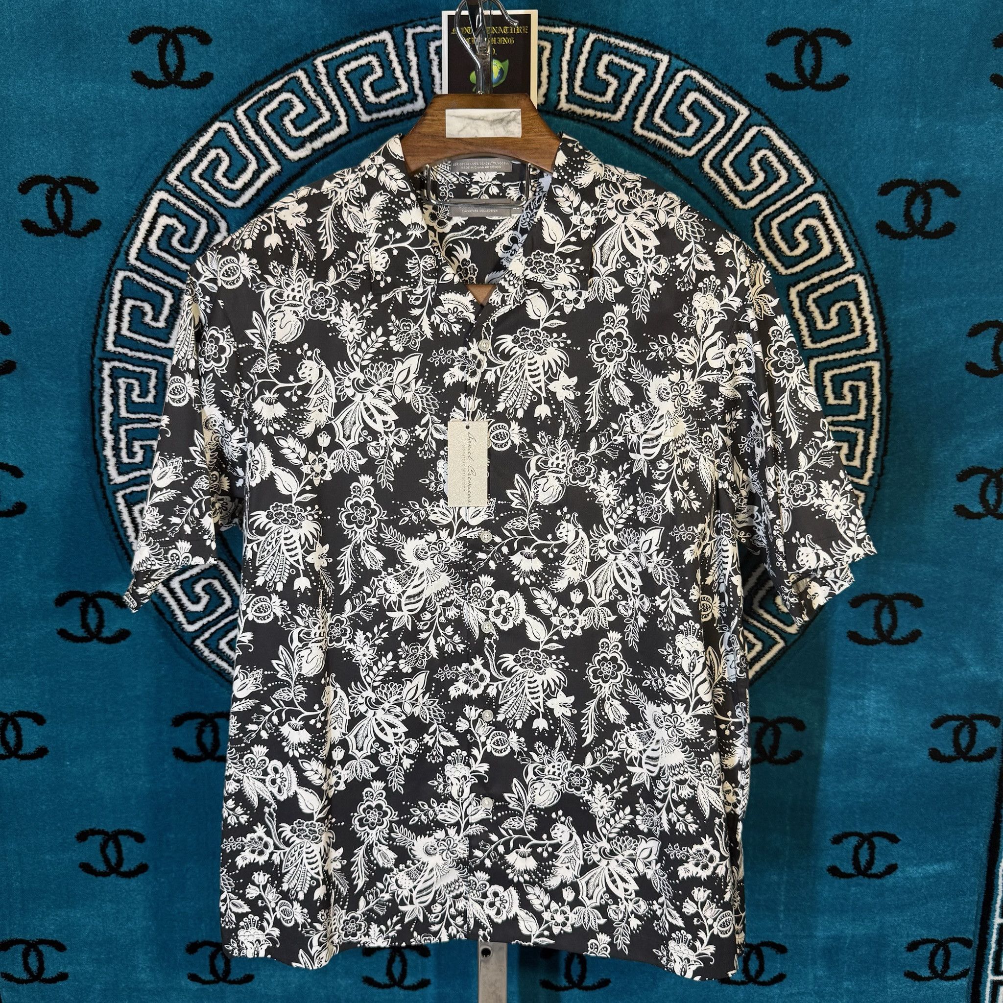 Daniel Cremieux SIGNATURE COLLECTION CREMIEUX S/S BUTTON UP Size US XL / EU 56 / 4 - 1 Preview