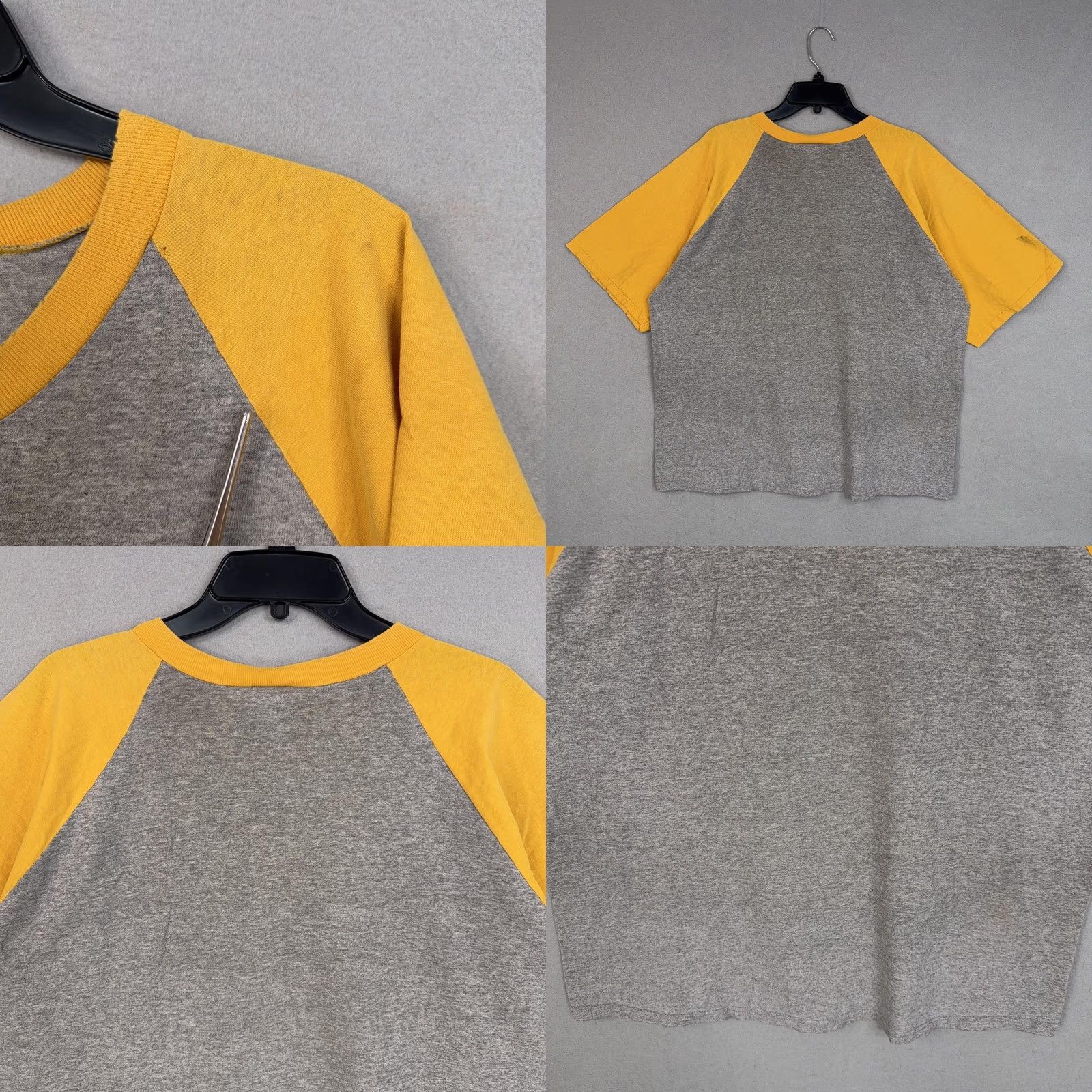 Delta VINTAGE Delta Pro Weight Sugar Daddy Shirt Mens XL Gray Yellow WHO'S YA DADDY Graphic Tee Size US XL / EU 56 / 4 - 8 Thumbnail