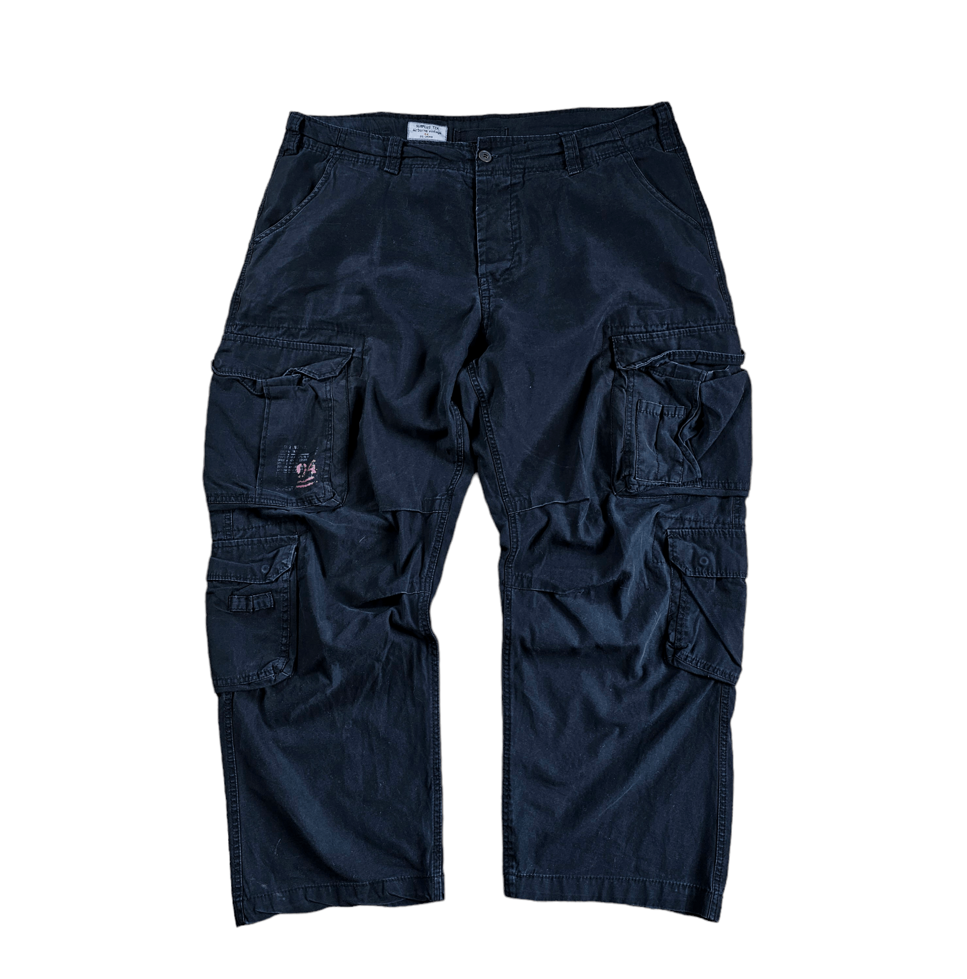 Japanese Brand × Vintage SURPLUS TEX UTILITY CARGO PANTS TROUSERS Y2K BAGGY Size US 42 / EU 58 - 1 Thumbnail