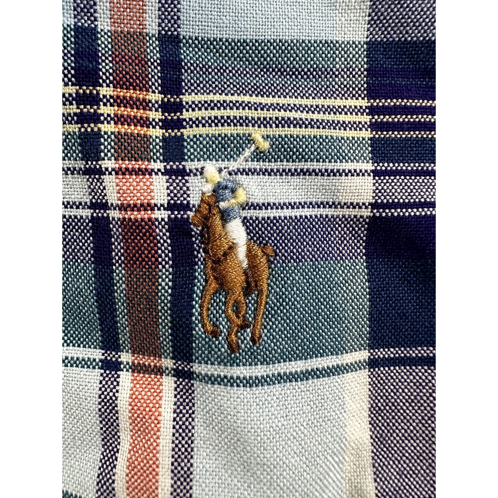 Ralph Lauren Ralph Lauren Classic Fit Shirt Men XXL Blue Green Plaid Polo Size US XXL / EU 58 / 5 - 3 Thumbnail
