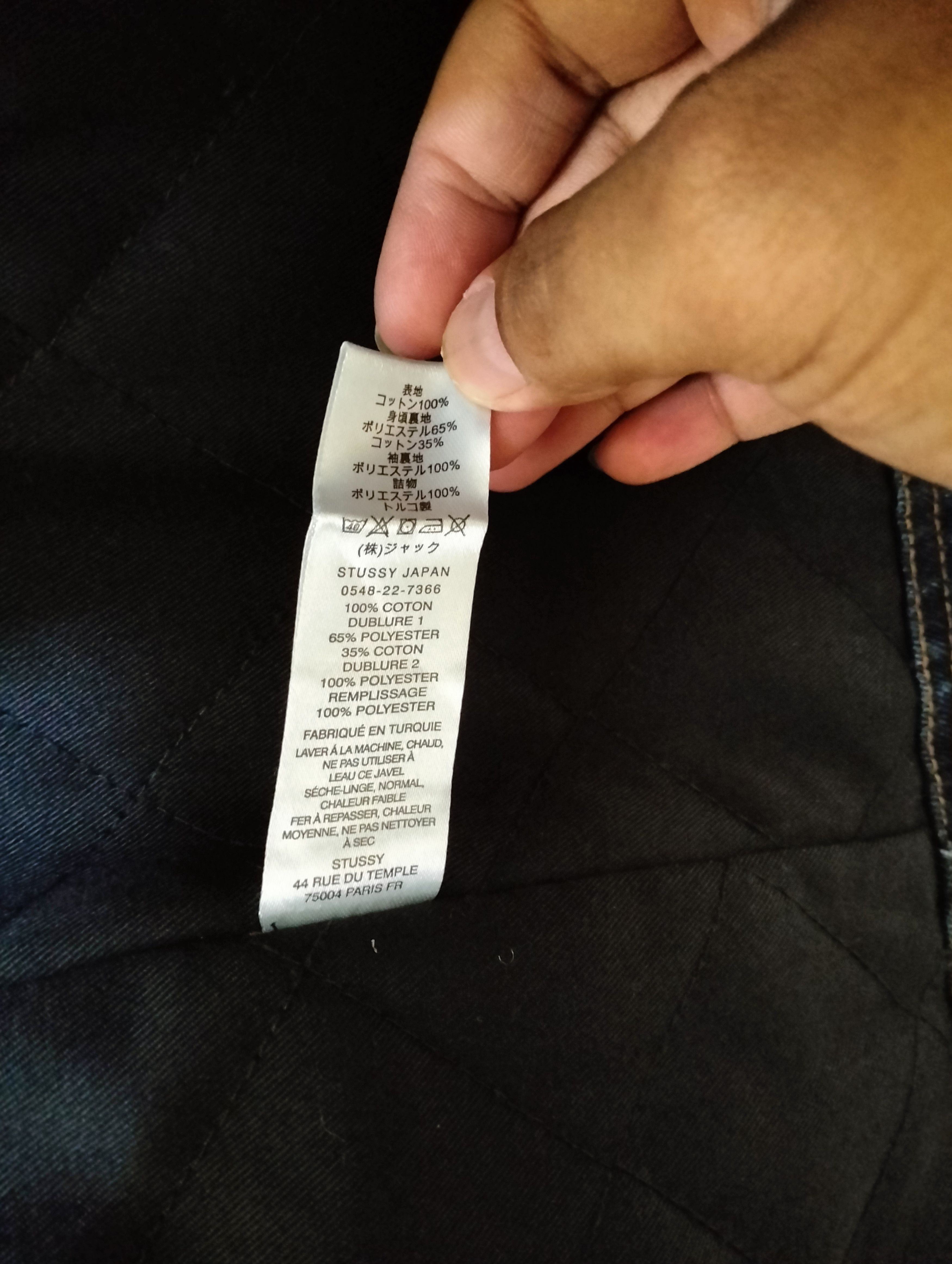 Stussy Stussy Washed Canvas Shop Jacket 'Blue' 115688 Size US L / EU 52-54 / 3 - 7 Thumbnail