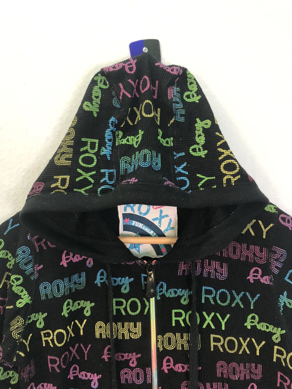 Japanese Brand × Vintage Roxy Hoodie Zip Up Size US XXS / EU 40 - 6 Thumbnail