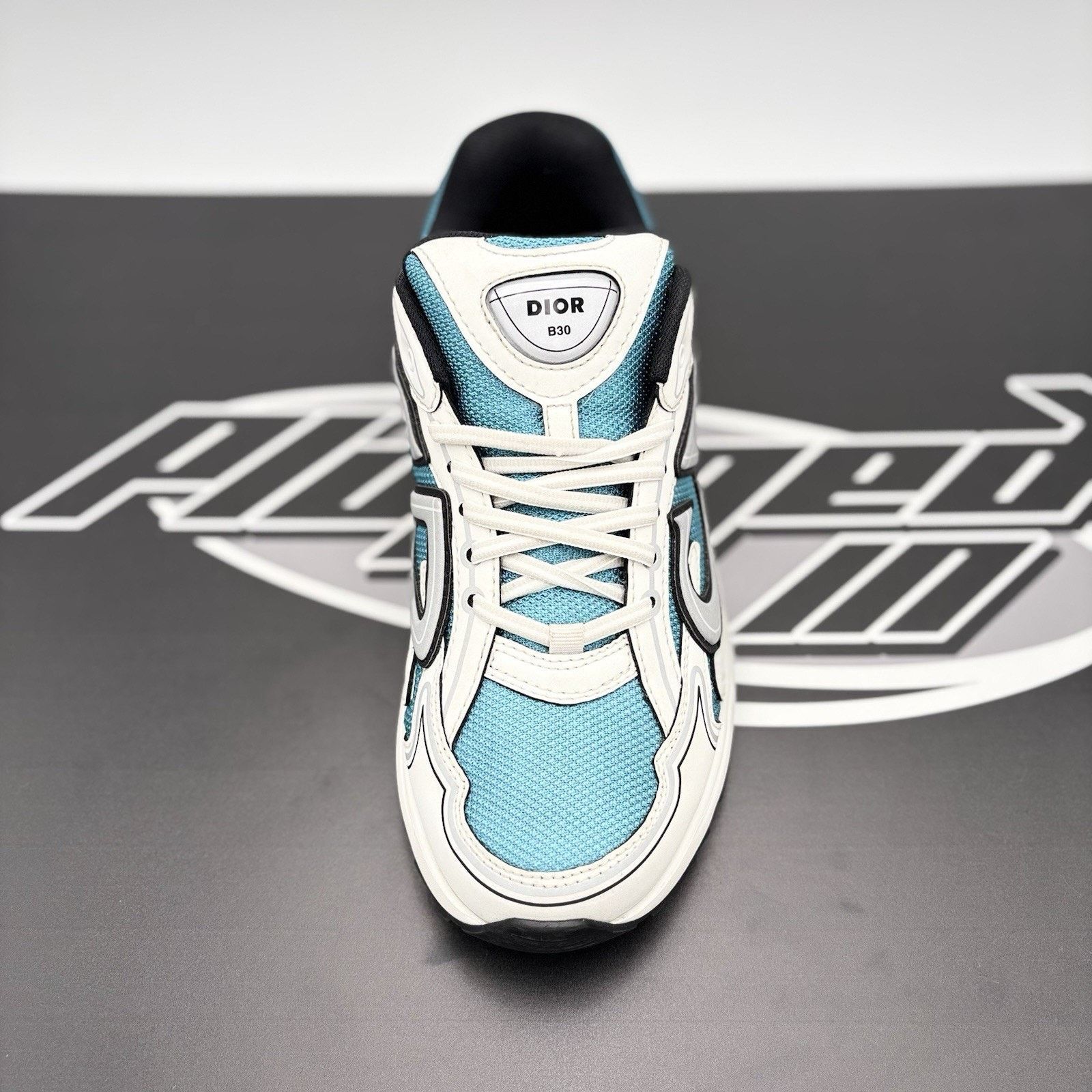 Dior Dior B30 Reflective Sneaker ' White Blue ' | GREAT CONDITION Size US 9 / EU 42 - 14 Thumbnail
