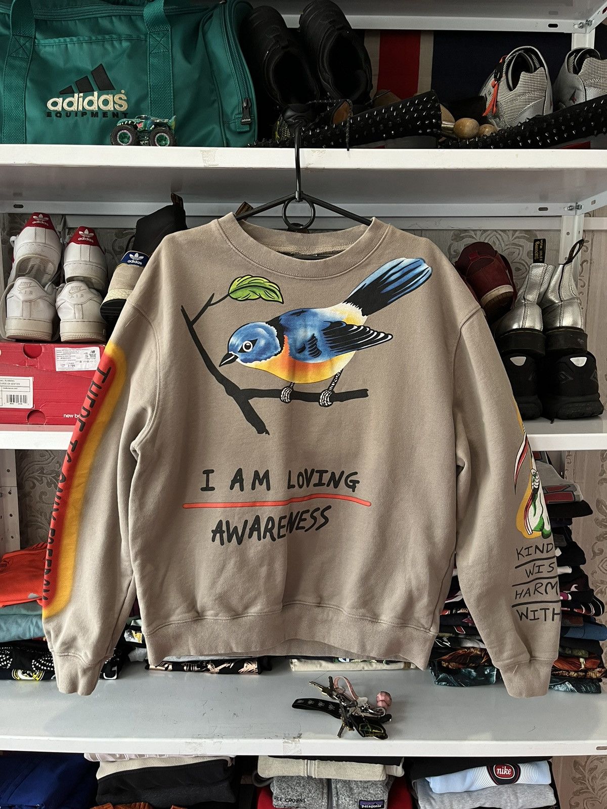 Vintage Vintage Kanye I Am Loving Awareness Sweatshirt Size US M / EU 48-50 / 2 - 1 Thumbnail