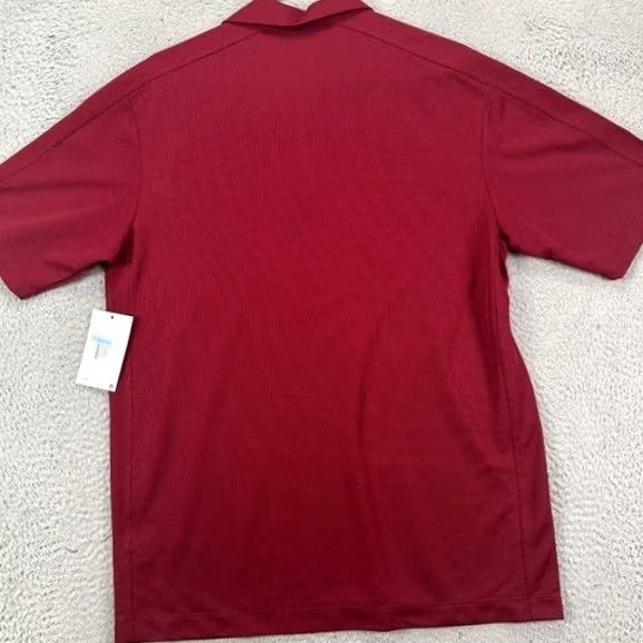 Nike Nike Golf Polo Shirt Mens M Red Dri-FIT Wicking Performance Short Sleeve Embroidered Swoosh Size US M / EU 48-50 / 2 - 3 Thumbnail