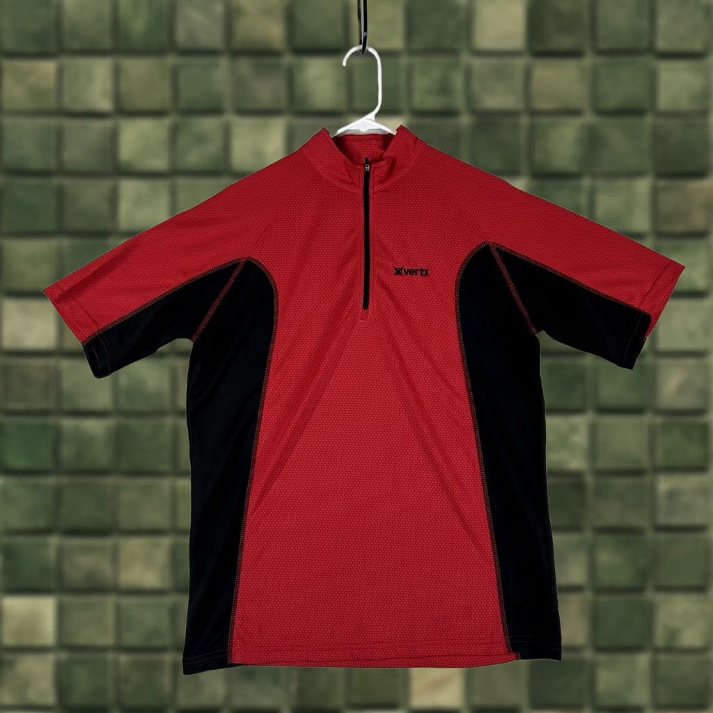 Vintage Vertx Short Sleeve Shirt Mens M Ops Pro 1/4 Zip Pullover Tactical Utility Red Polo Shirt Mens M Size US M / EU 48-50 / 2 - 1 Thumbnail