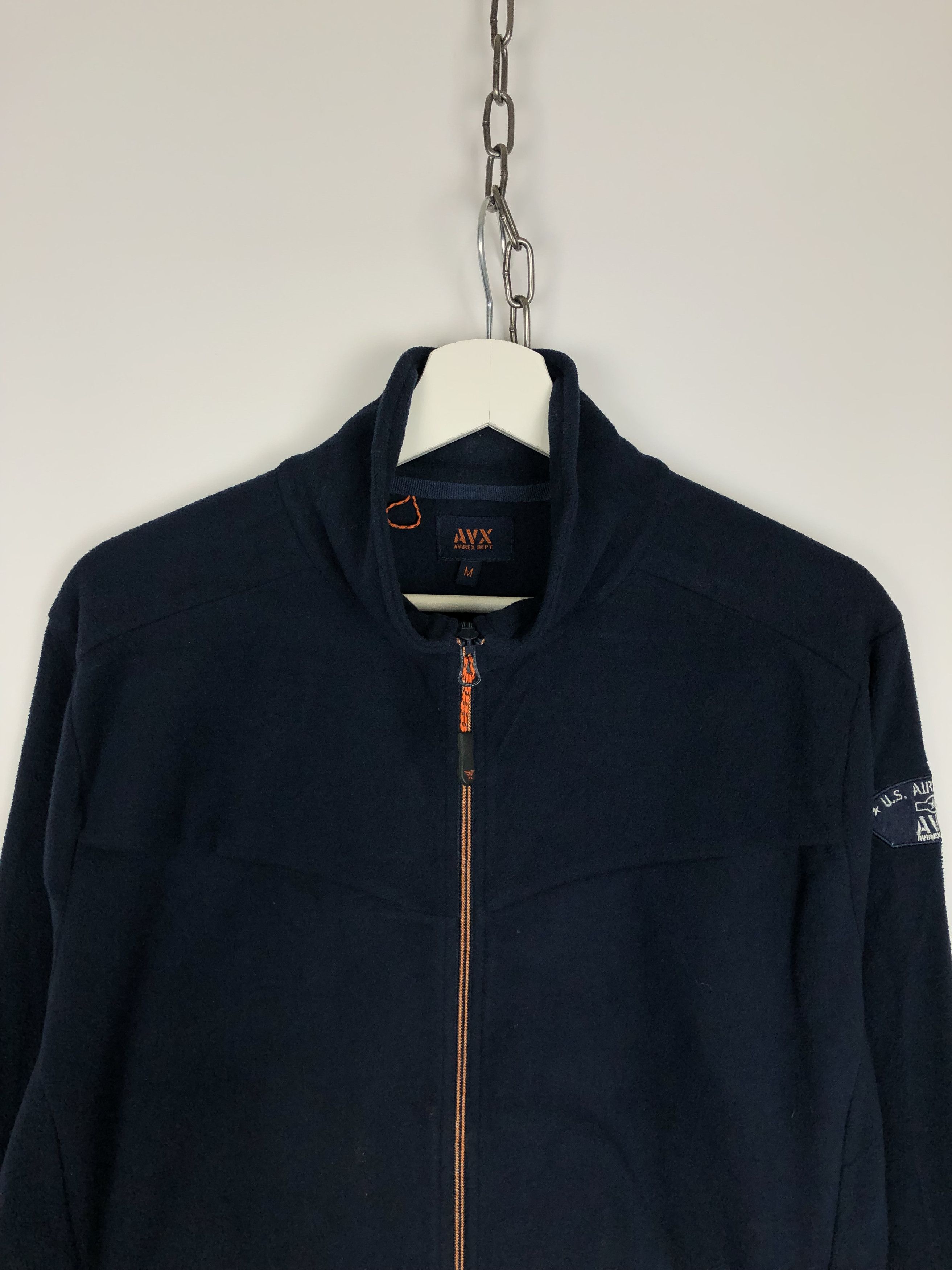 Avirex Avirex Fleece Jacket AVX Dept Blue size M Size US M / EU 48-50 / 2 - 2 Thumbnail