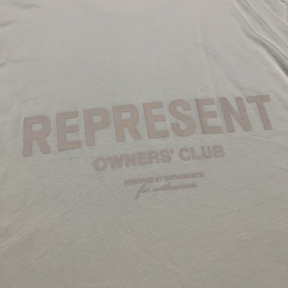 Represent Clo. Represent Small Owners Club Buttercream White Tee Size US S / EU 44-46 / 1 - 3 Thumbnail