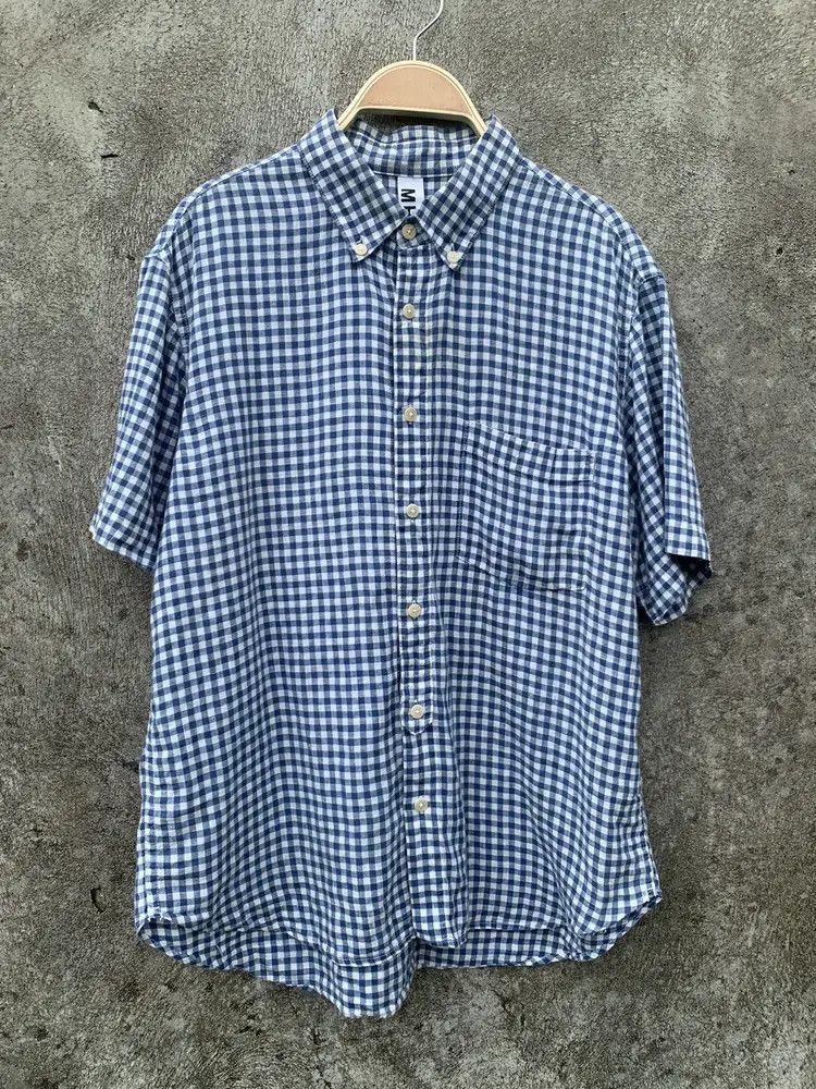 Margaret Howell MHL Gingham checkered button down shirt Size US M / EU 48-50 / 2 - 1 Thumbnail
