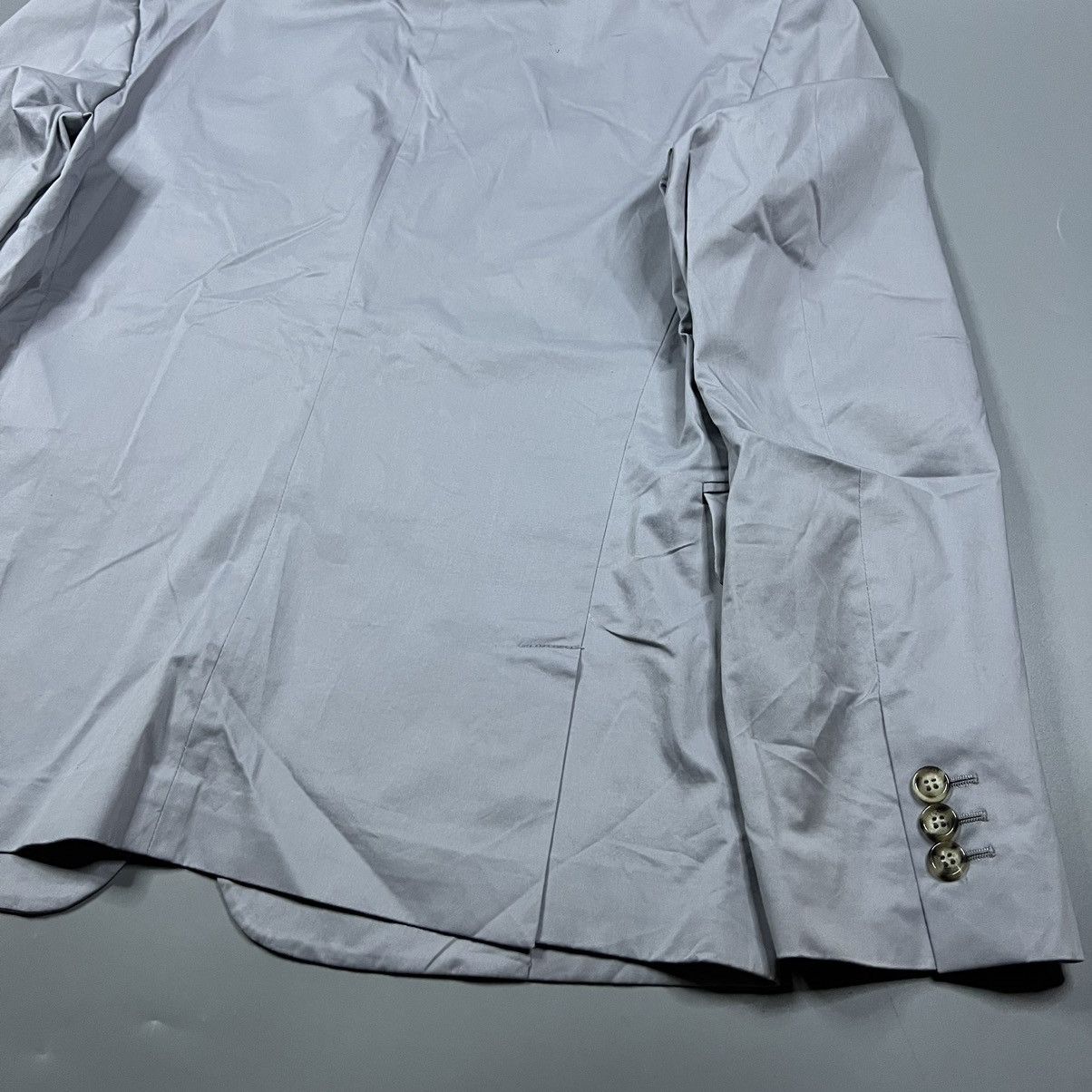 Prada Prada 2011 Nylon Blazer Silver Grey Size XL / US 12-14 / IT 48-50 - 19 Thumbnail