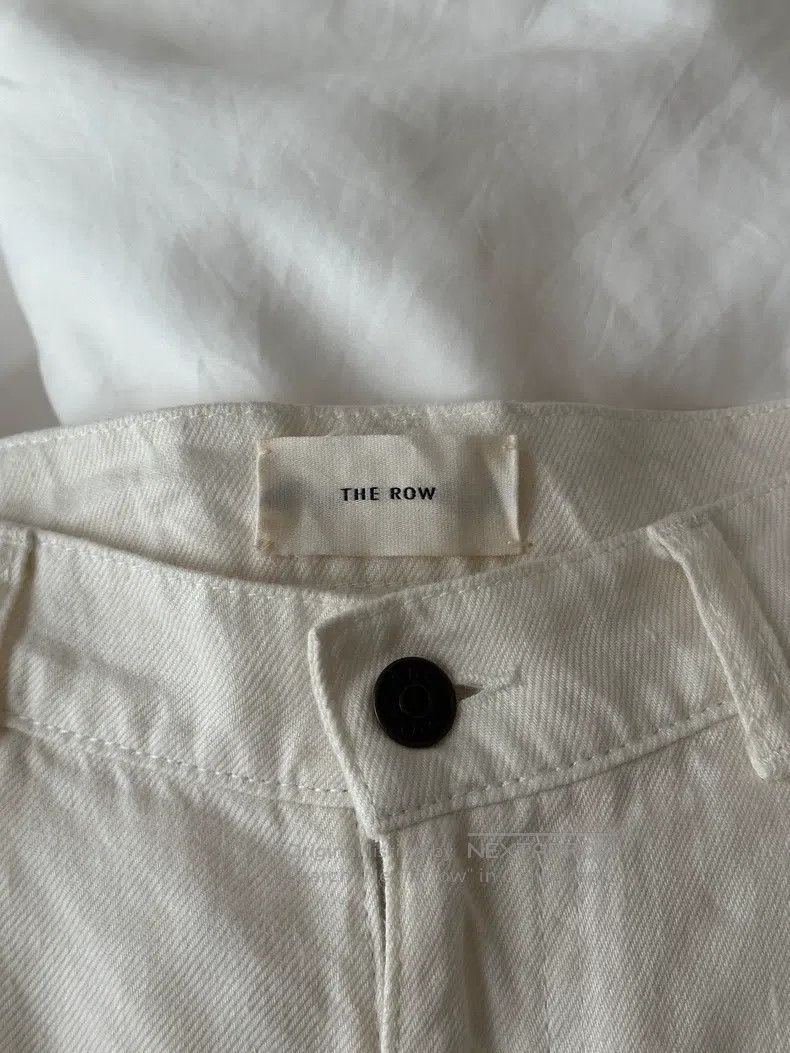 The Row The Row size 26 Eglitta White Linen Pants Size 26" / US 2 / IT 38 - 4 Thumbnail