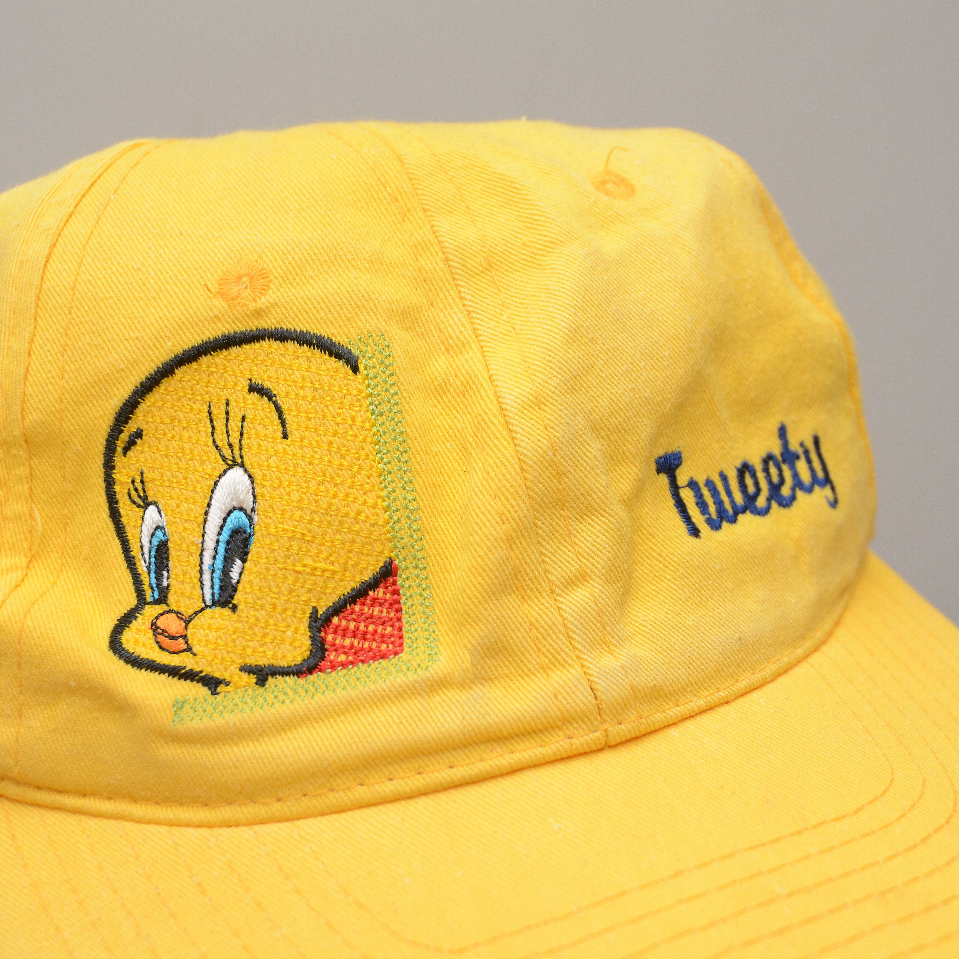 Cartoon Network Vtg Looney Tunes Trucker Snapback Cap TWEETY BIRD SYLVESTER Size ONE SIZE - 12 Thumbnail