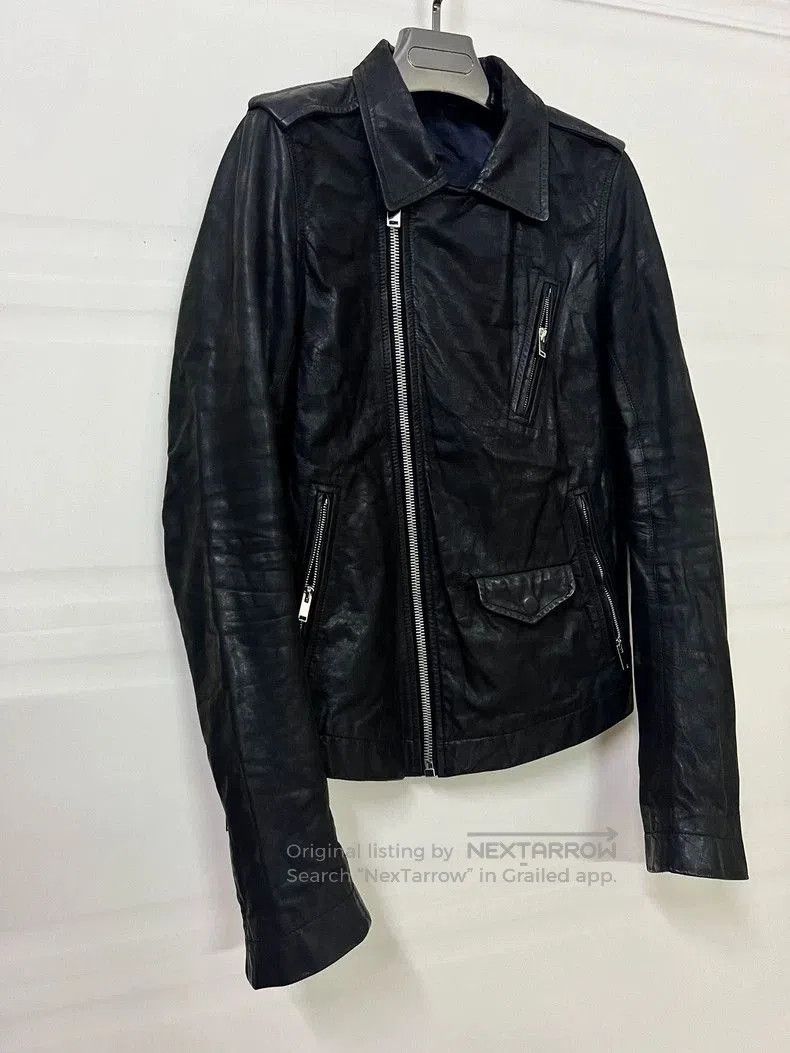 Rick Owens Rick Owens Motorcycle rider leather coat jacket. Size US S / EU 44-46 / 1 - 2 Thumbnail
