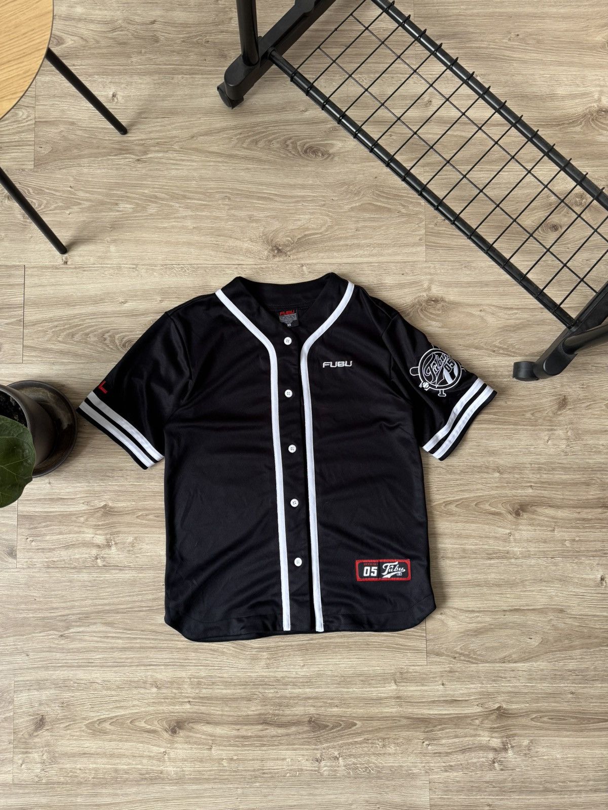 Fubu × Vintage Vintage FUBU Dirty South Jersey Men XL Black Hip
