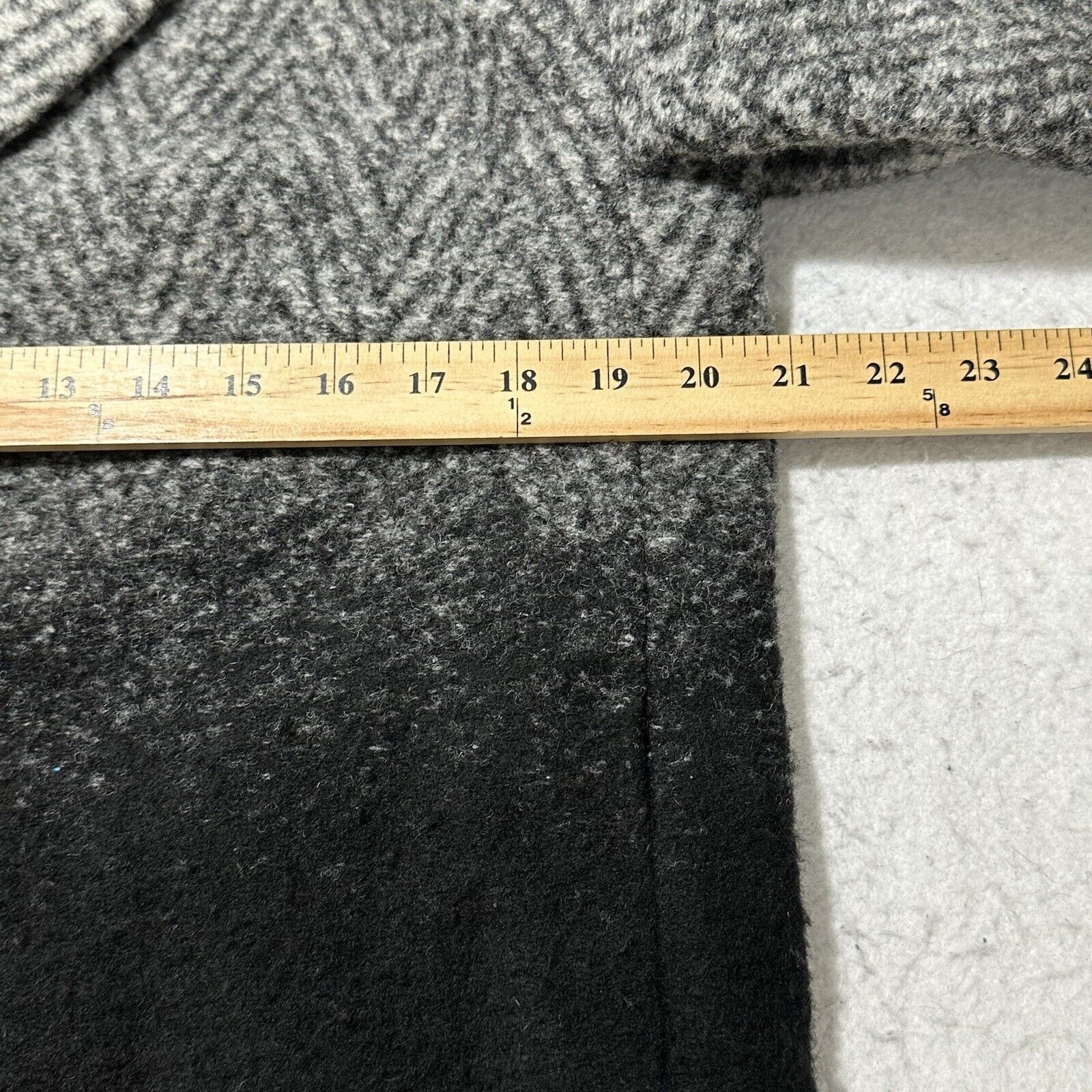 Other Talbots 4 Wool Pea Coat Button Front Heavyweight Gray Coat Size S / US 4 / IT 40 - 8 Thumbnail