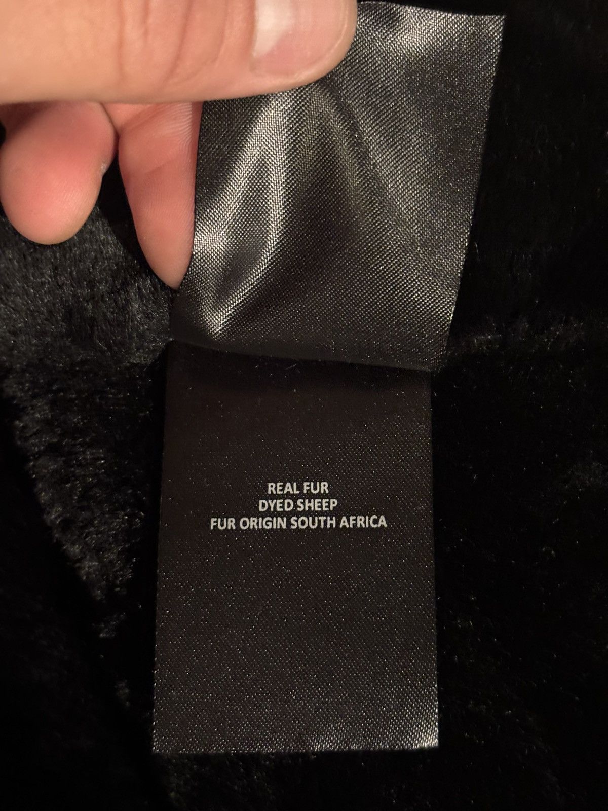 Blk Dnm Blk dnm black leather fur shearling jacket xl made in USA Size US XL / EU 56 / 4 - 4 Thumbnail