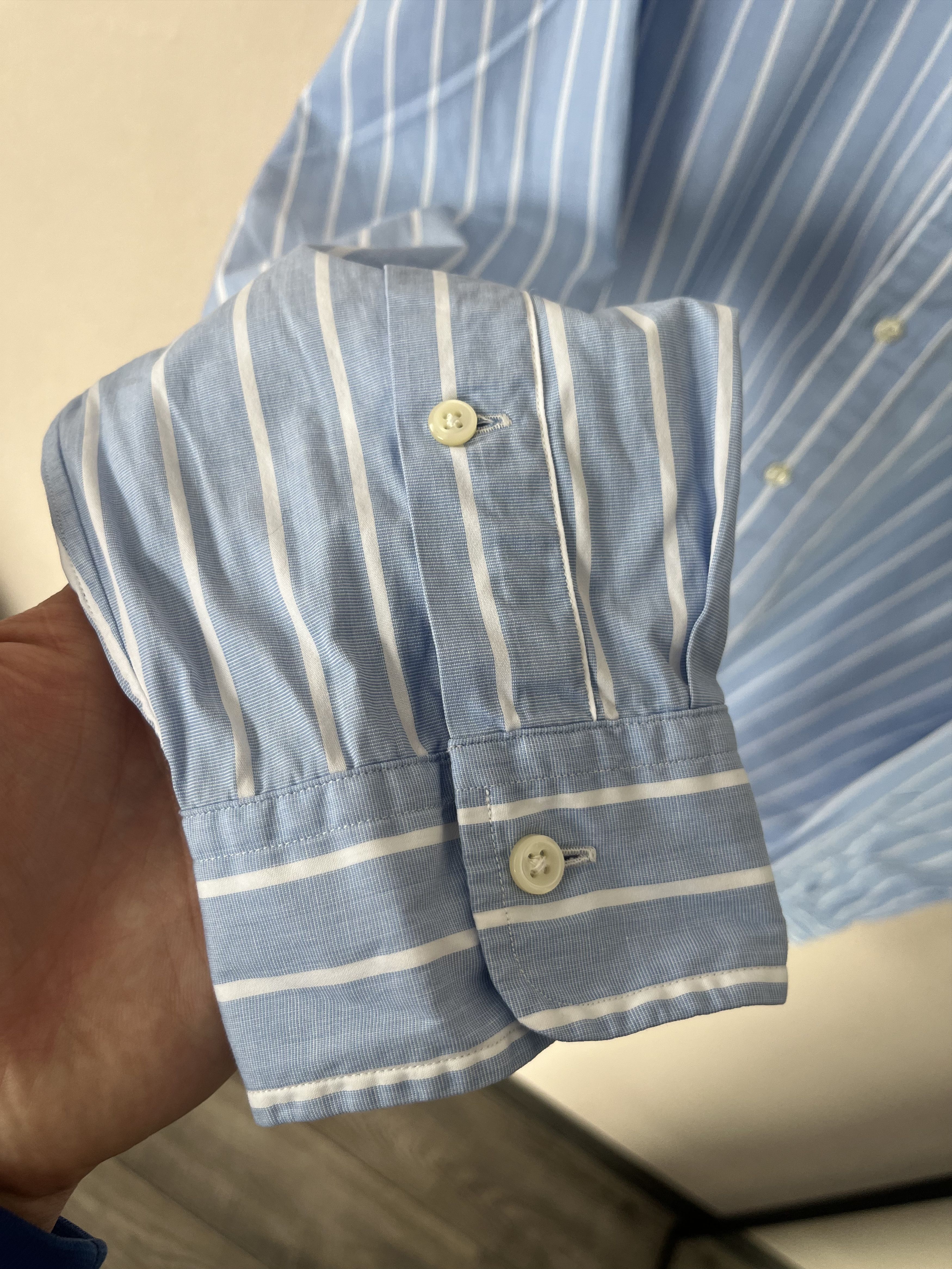 Polo Ralph Lauren Vintage Ralph Lauren Shirt Stripe Button Down Long Sleeve Size US L / EU 52-54 / 3 - 5 Thumbnail