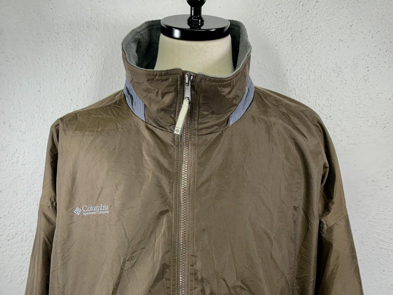 Columbia Columbia Fleece Lined Full Zip Bomber Winter Coat Brown 2XL Size US XXL / EU 58 / 5 - 2 Thumbnail