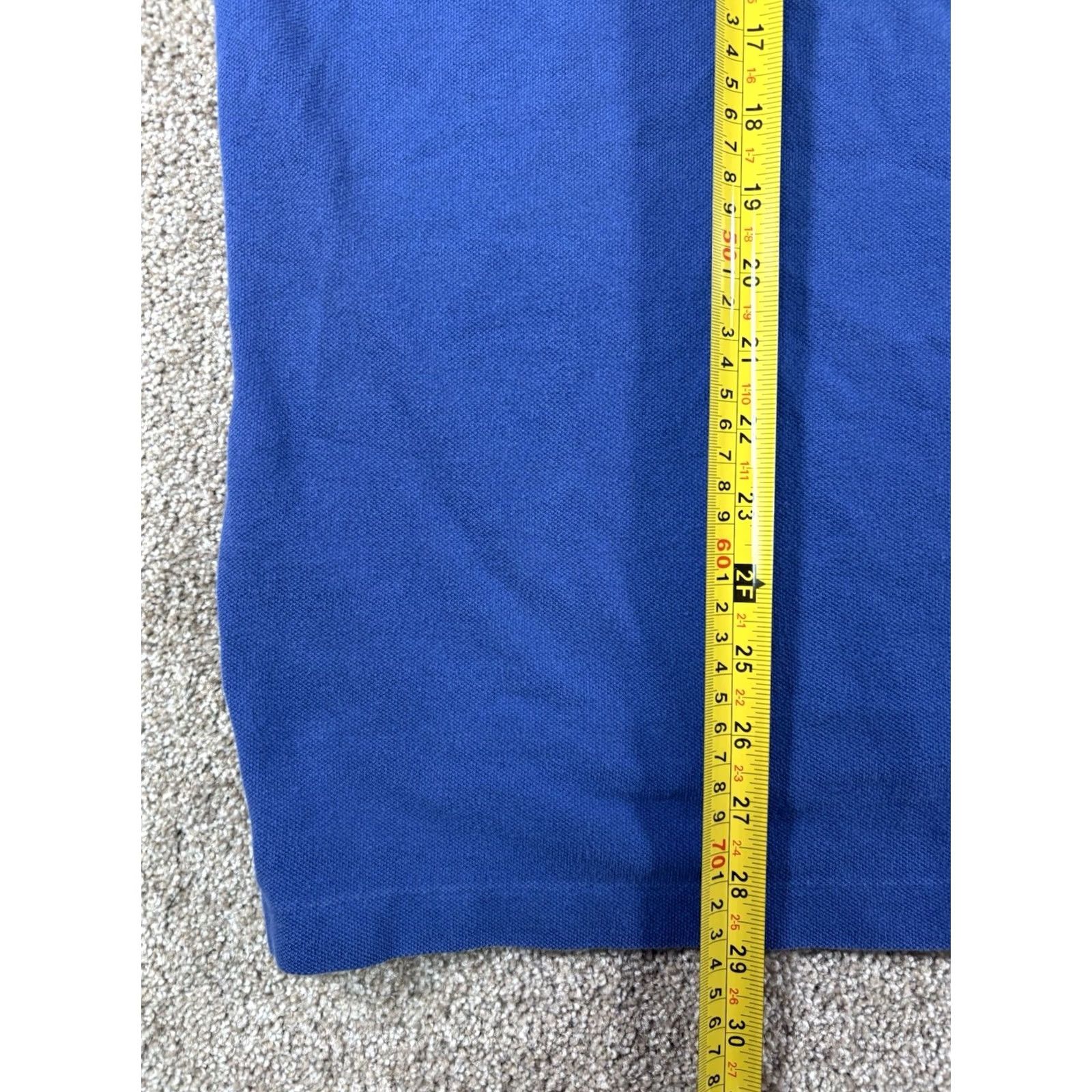 Ralph Lauren VINTAGE Polo Ralph Lauren Classic Fit Blue Polo Shirt Yellow Pony 100% Cotton Sz Large Polo Men Regular Short Sleeve Logo Embroidered Size US L / EU 52-54 / 3 - 5 Thumbnail