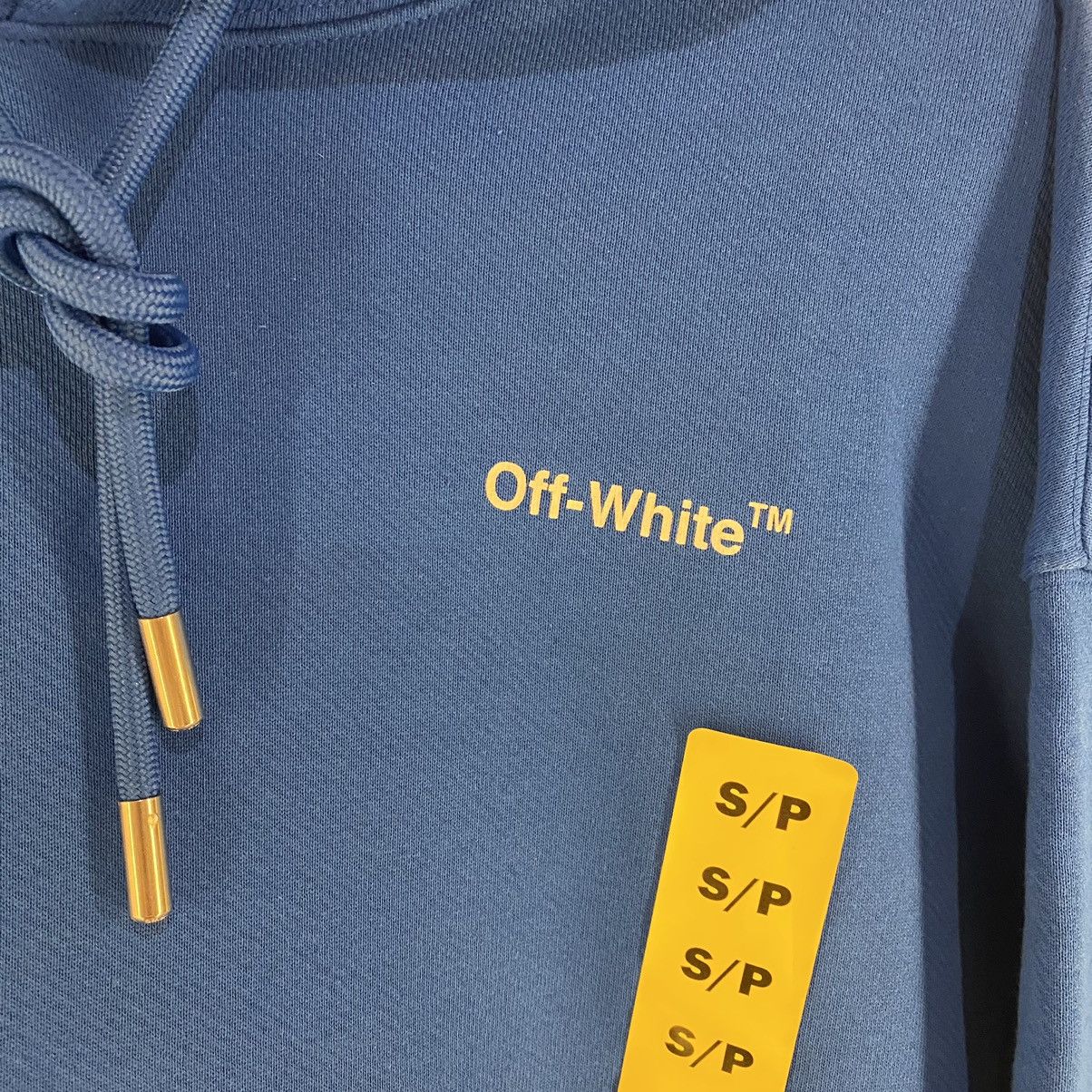 Off-White Off-White Blue Size Small Costco Hoodie Size US S / EU 44-46 / 1 - 2 Thumbnail