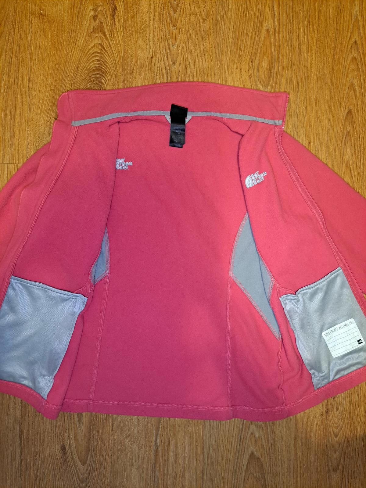 The North Face The North Face Fleece Jacket Girls XL 18 Pink Full Zip Size XL / US 12-14 / IT 48-50 - 7 Thumbnail