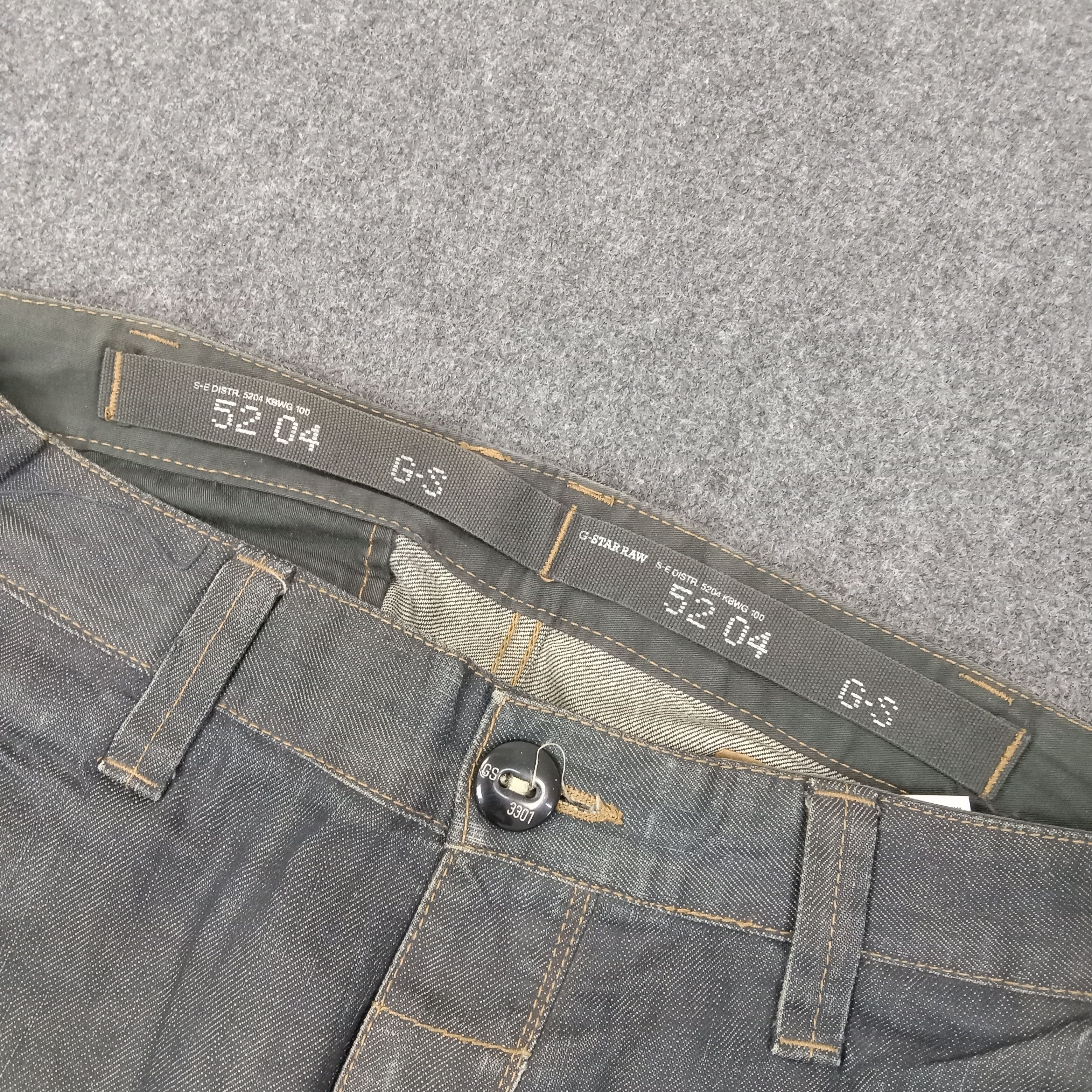 G-Star G-Star Raw Japanese Brand Bikers Denim Jeans C228N15 Size US 32 / EU 48 - 5 Thumbnail