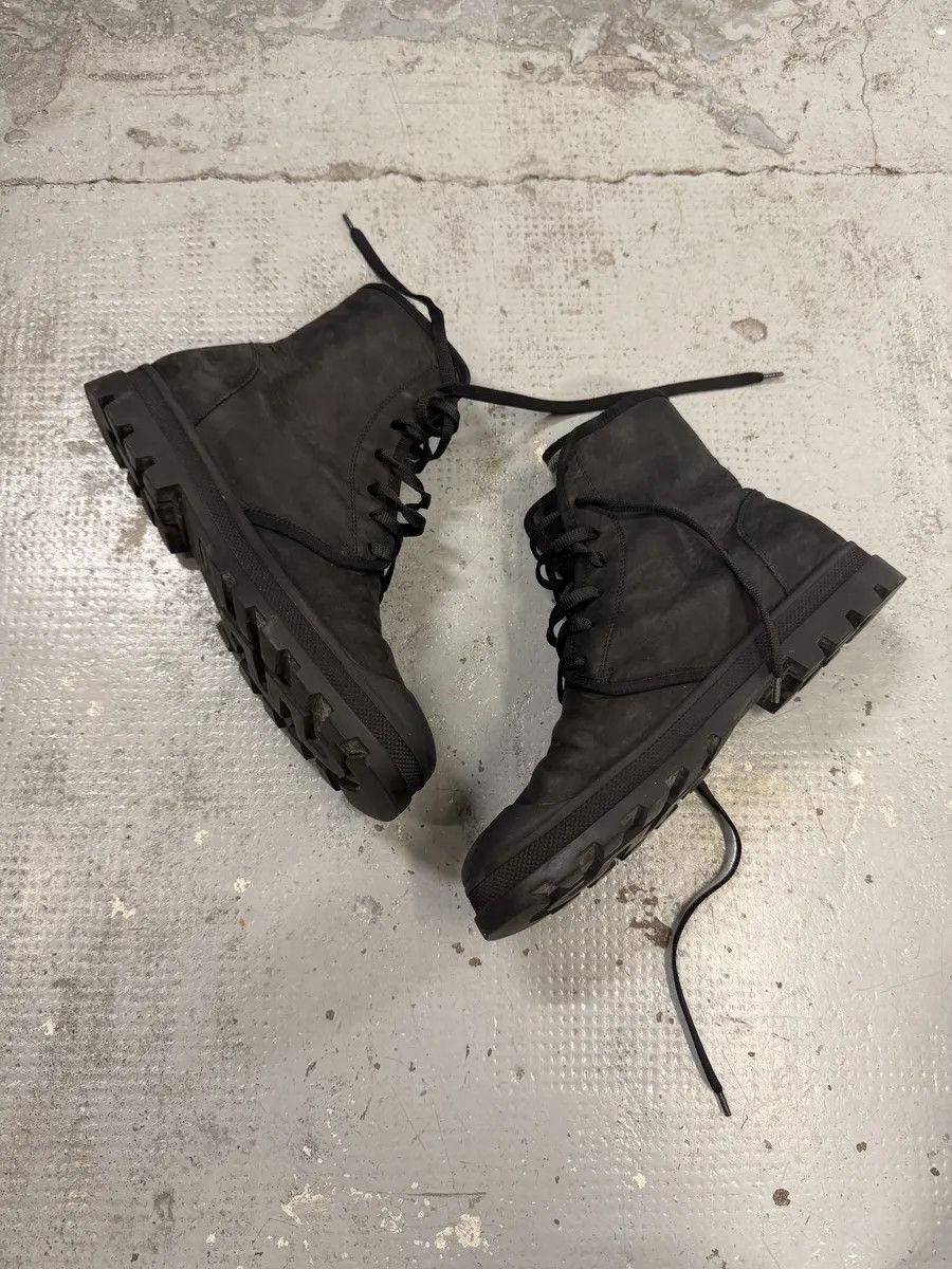 Jil Sander AW2016 Jil Sander Black Combat Leather Boots Size US 8 / EU 41 - 7 Thumbnail