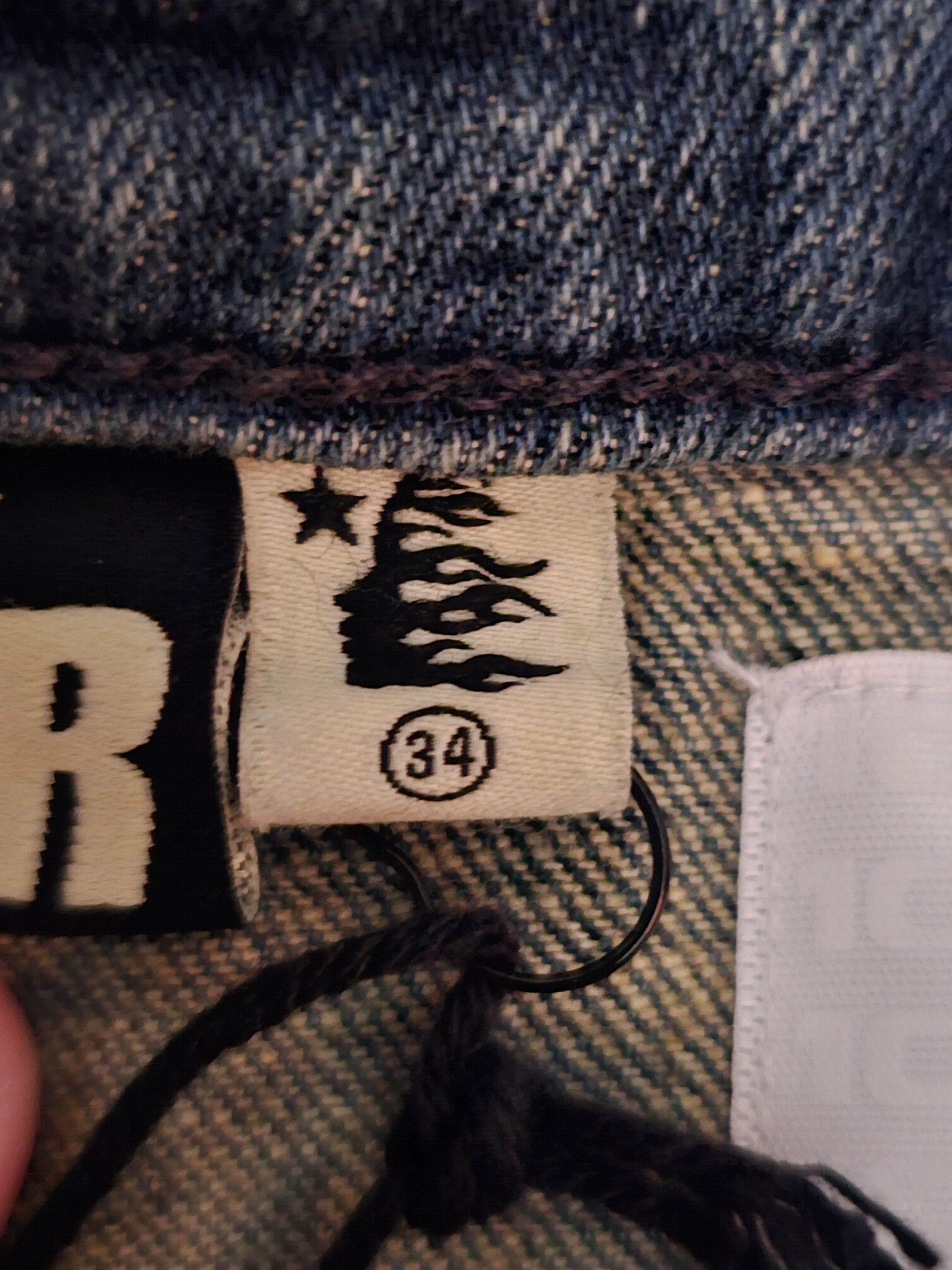 HELLSTAR Hellstar Raw Edge Air Brushed Jeans Size US 34 / EU 50 - 12 Thumbnail
