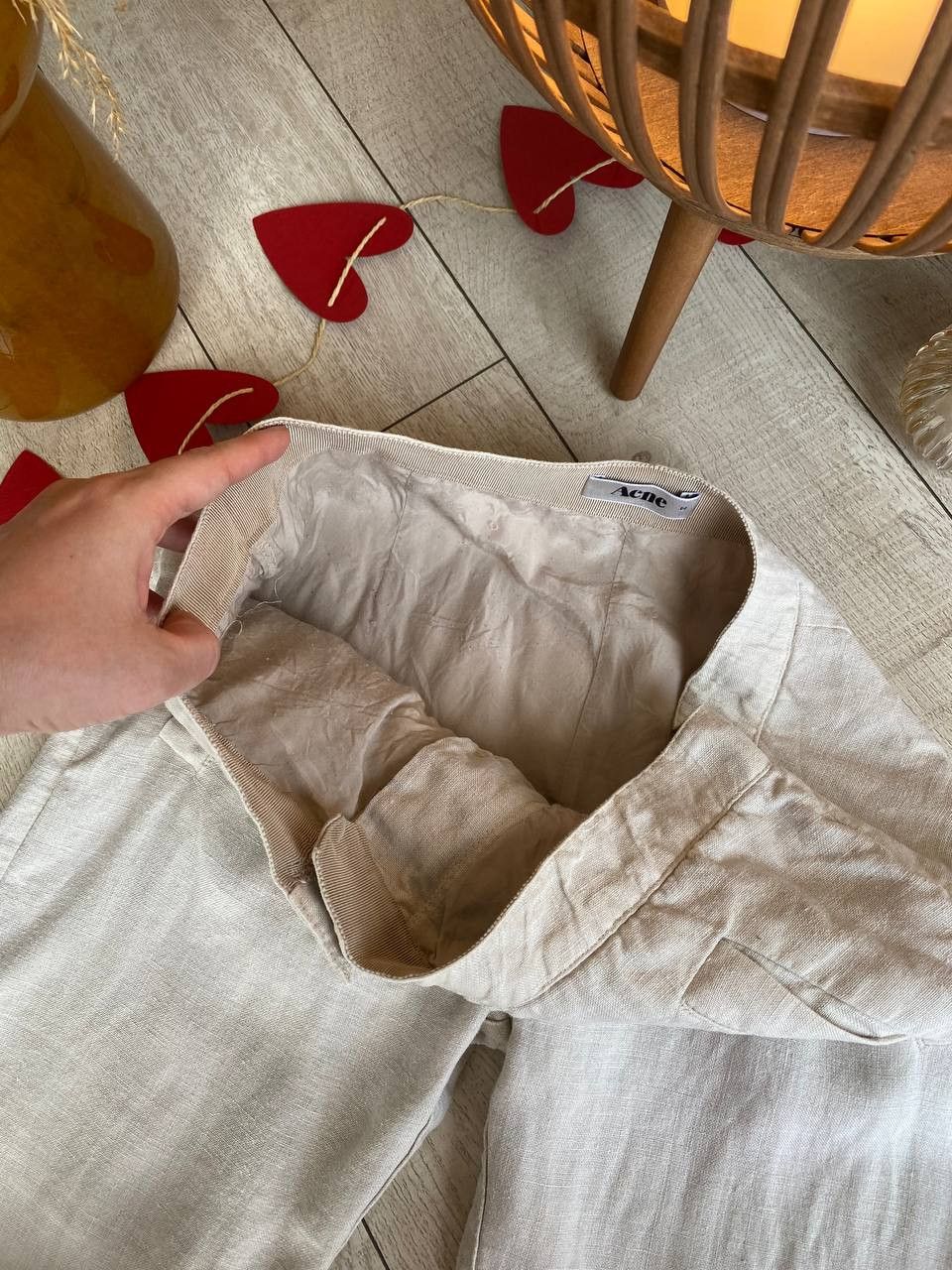 Acne Studios × Japanese Brand Acne Studios Linen Pants Size 34" / US 12 / IT 48 - 5 Thumbnail