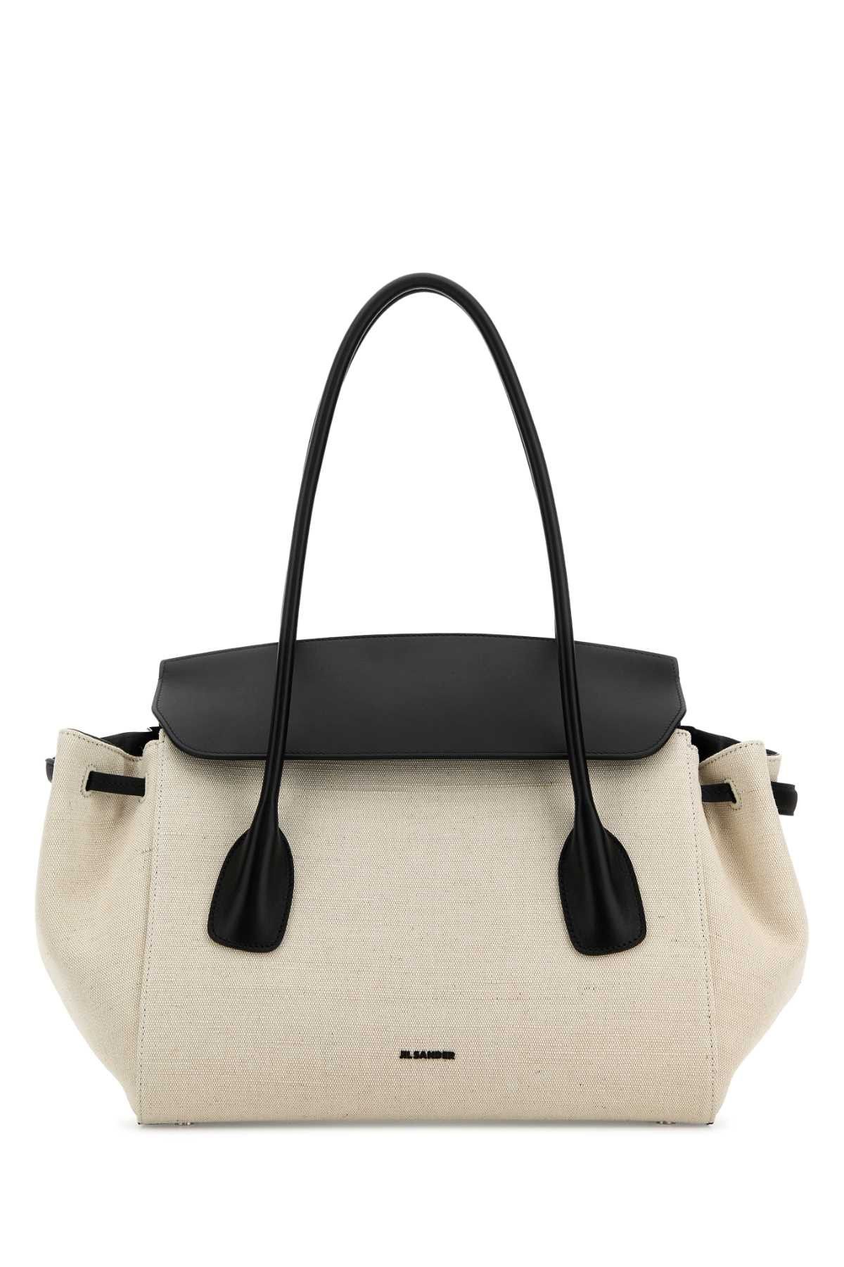 Jil Sander Sand Canvas Small Voyage Shoulder Bag Size ONE SIZE - 1 Thumbnail