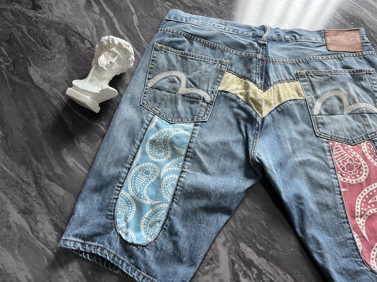 Evisu Evisu : Distressed Denim Jeans Embroider Logo Pocket Size US 38 / EU 54 - 3 Thumbnail