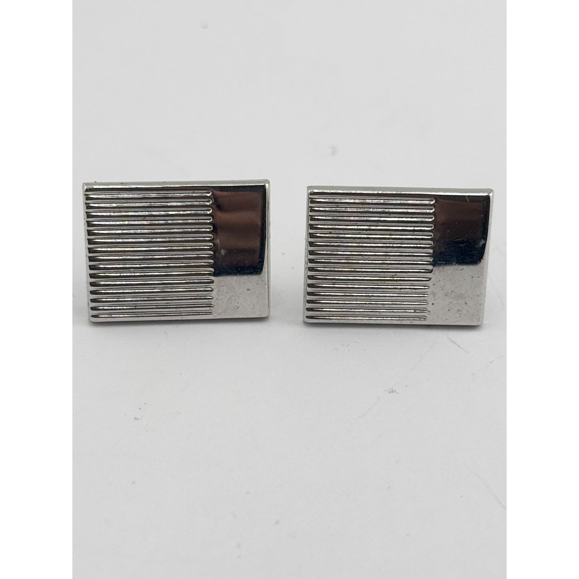 Vintage Vintage silver tone swank cuff links set Size ONE SIZE - 1 Thumbnail