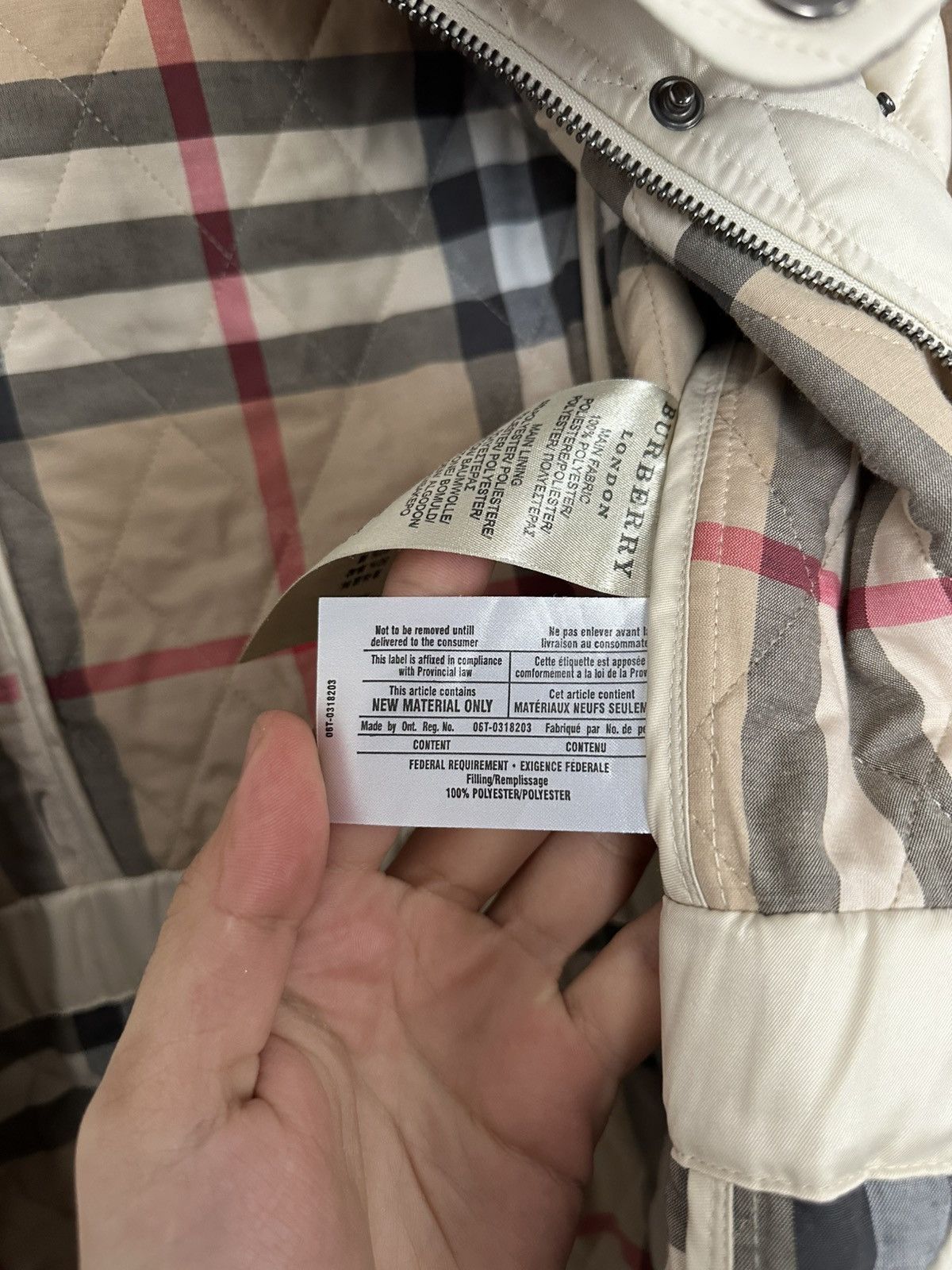 Burberry Burberry London Zip Jacket Bomber Women’s Size M / US 6-8 / IT 42-44 - 16 Thumbnail