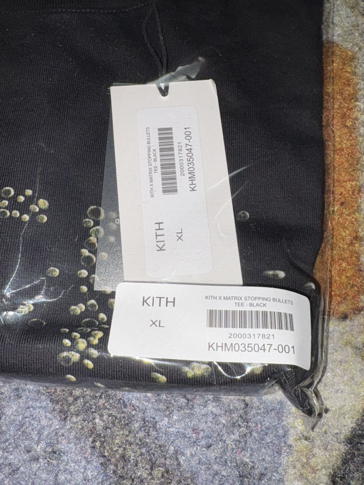 Kith KITH X MATRIX STOPPING BULLETS TEE - BLACK Size US XL / EU 56 / 4 - 5 Thumbnail