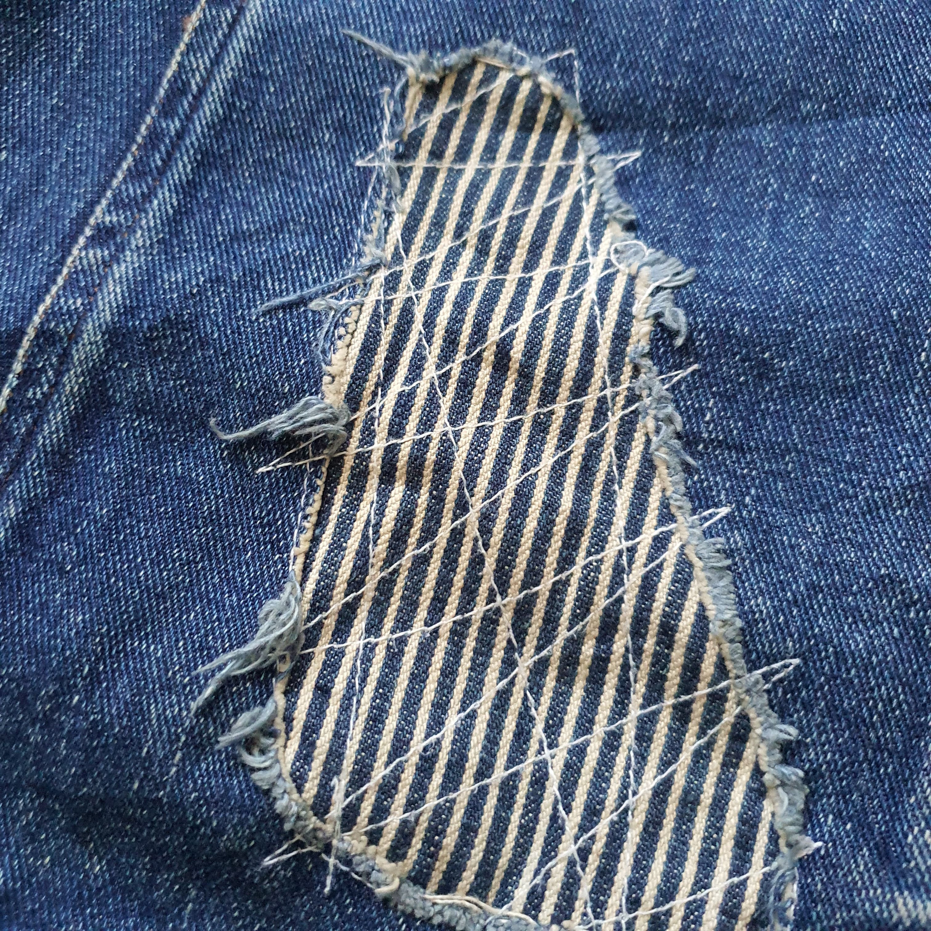 Other Vintage Denim Work Patches Boro Sashiko Jacket size Size US XS / EU 42 / 0 - 12 Thumbnail