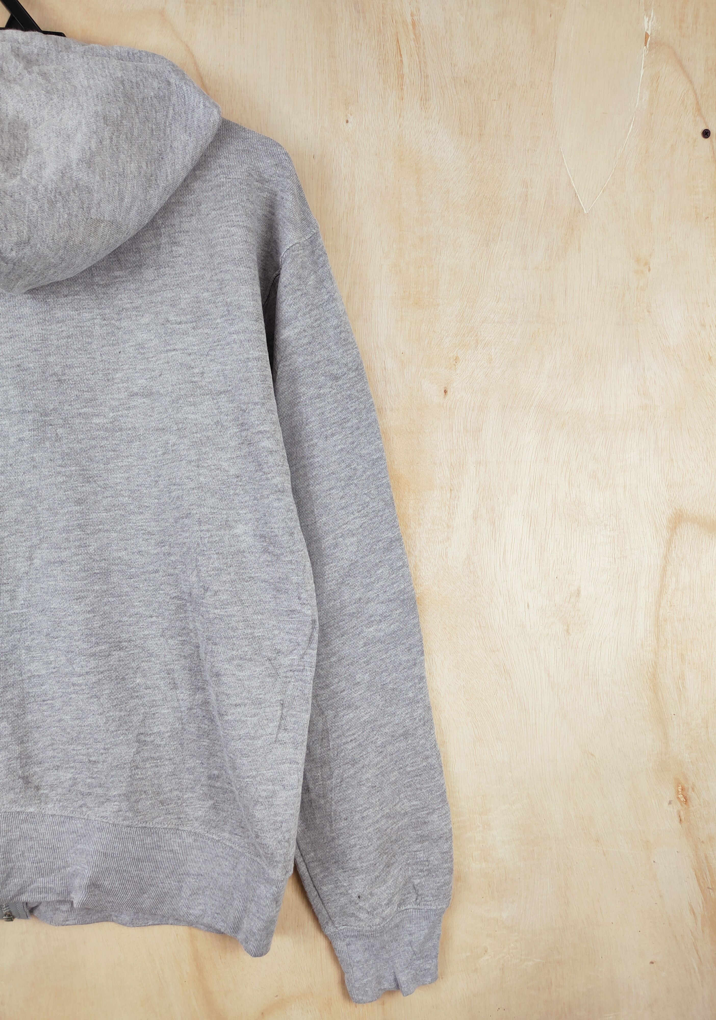 Homespun Knitwear × Vintage Vintage Jellan Gray Hoodie Sweaters Size M / US 6-8 / IT 42-44 - 10 Thumbnail