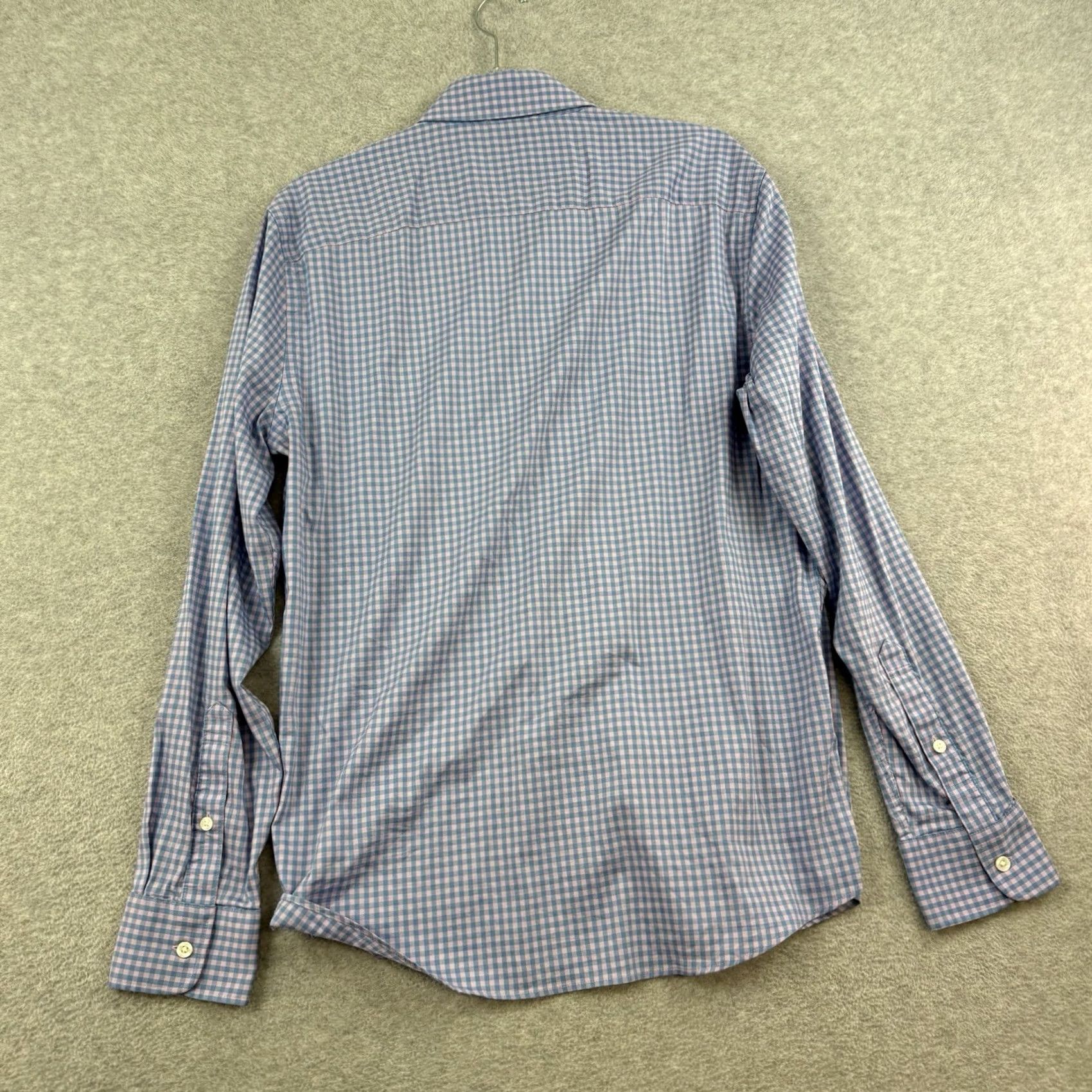 Faherty Faherty Movement Shirt Mens Medium Pink Blue Gingham Button Down Size US M / EU 48-50 / 2 - 7 Thumbnail