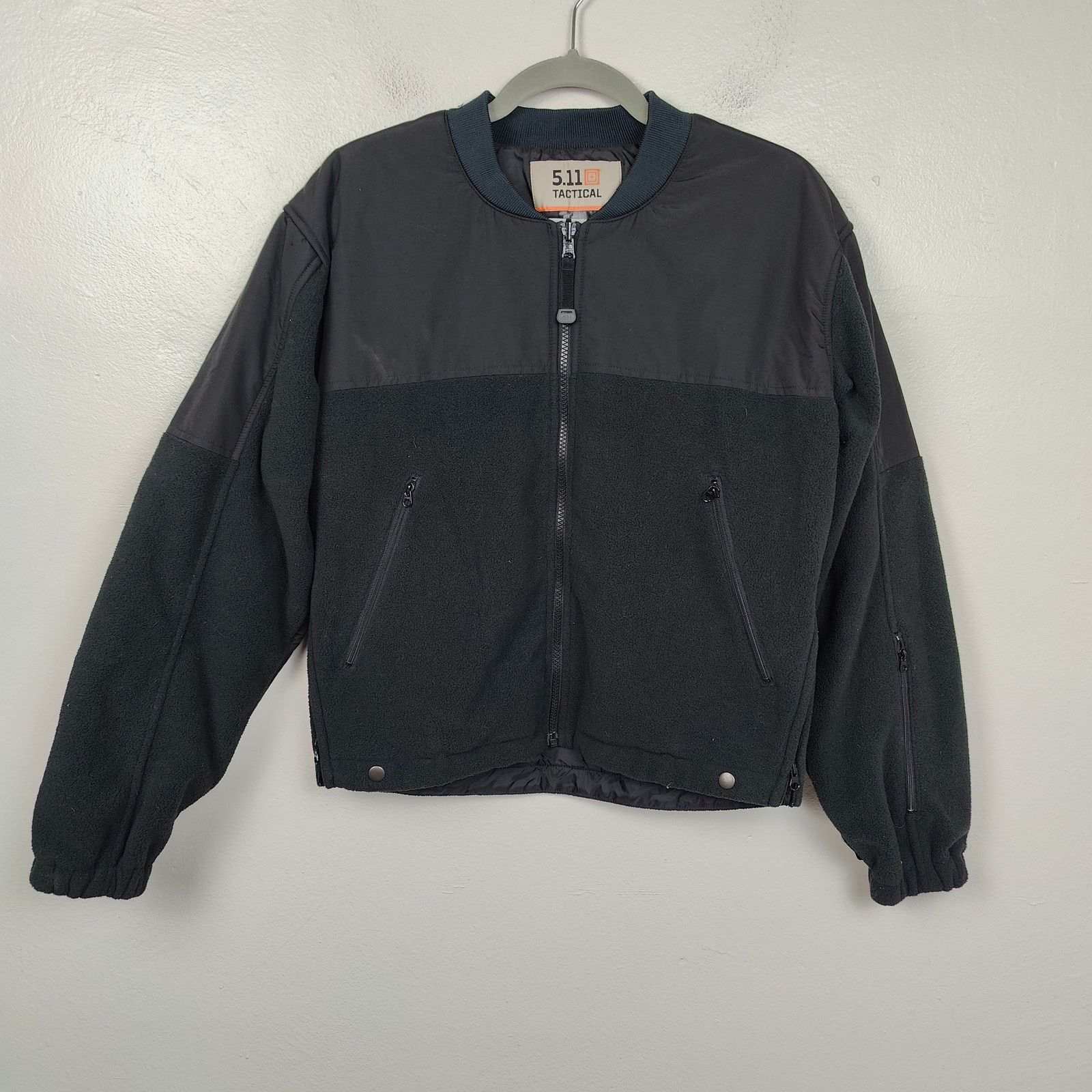 5.11 5.11 Tactical Bomber Jacket Mens Small Black Fleece Full Zip Size US S / EU 44-46 / 1 - 1 Thumbnail