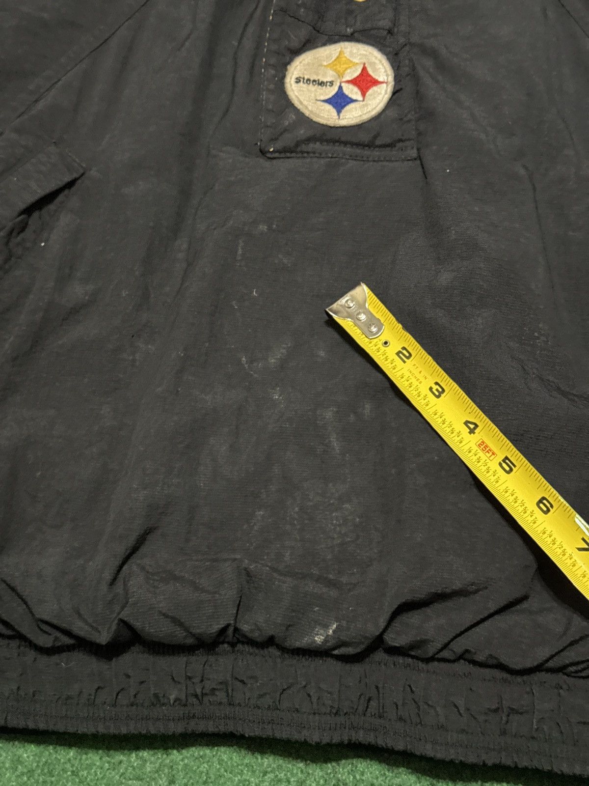 Starter Vintage 90s Pittsburgh Steelers Starter Lrg Pullover Jacket Size US L / EU 52-54 / 3 - 6 Thumbnail