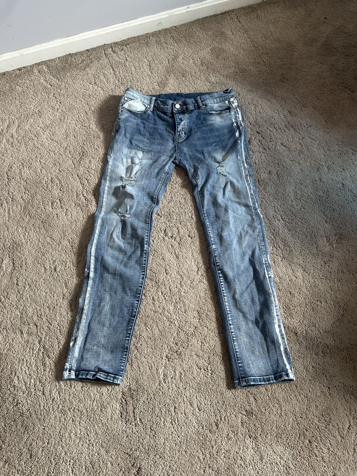 Other Distressed Blue Jeans Size US 36 / EU 52 - 1 Thumbnail